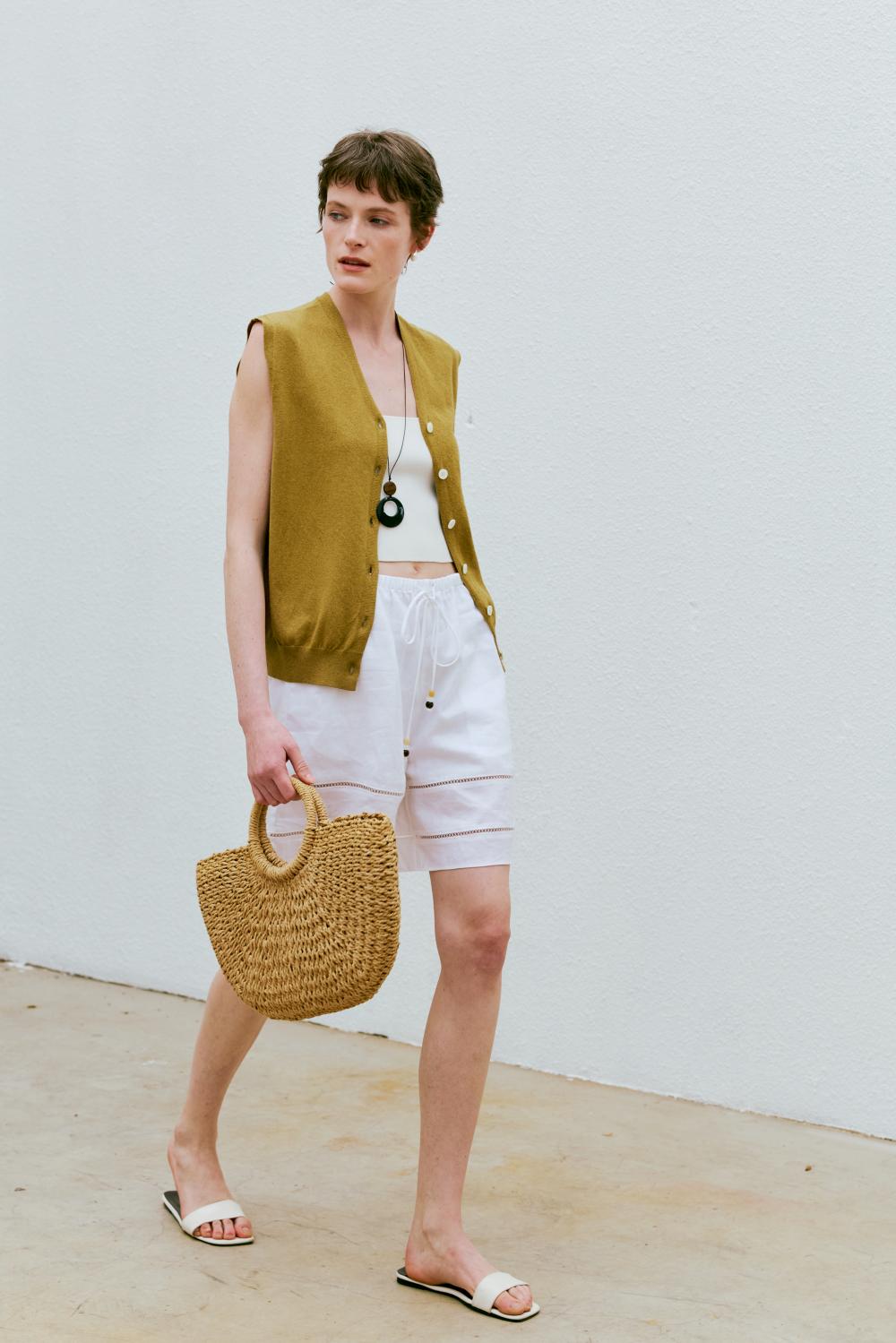 Bohemian Shores Linen Shorts