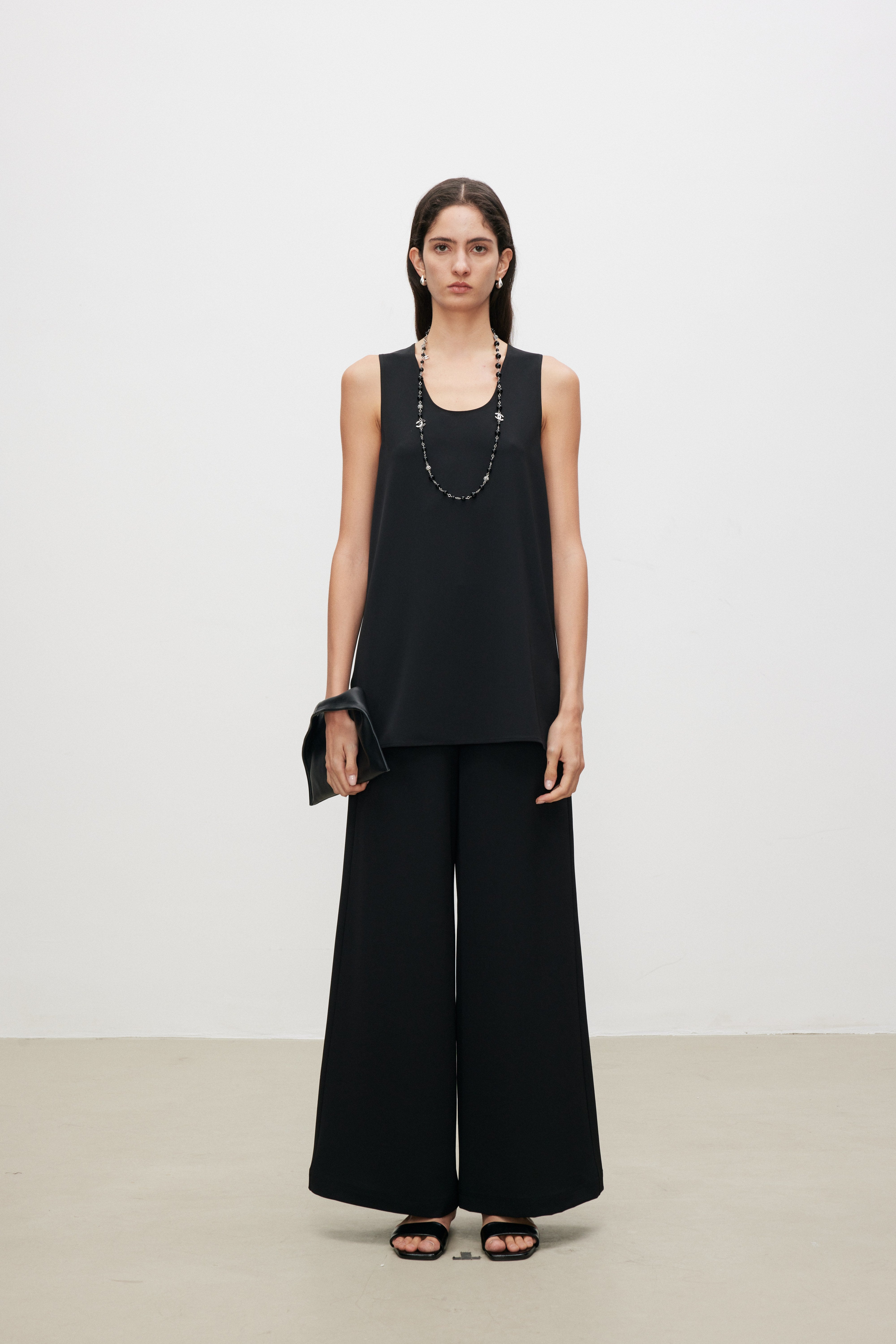 SoftPower Minimalist Wide-Leg Pants