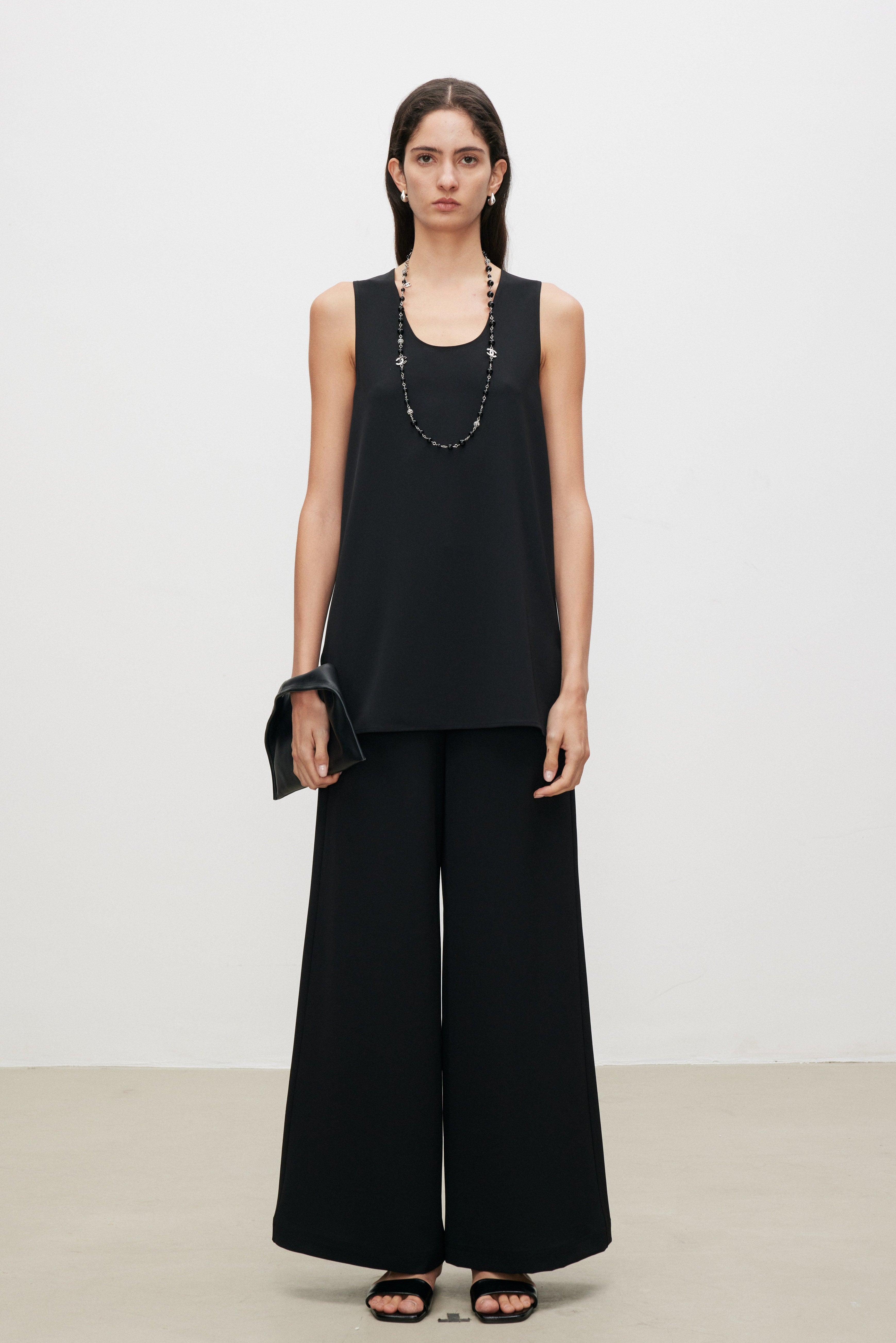 SoftPower Minimalist Wide-Leg Pants