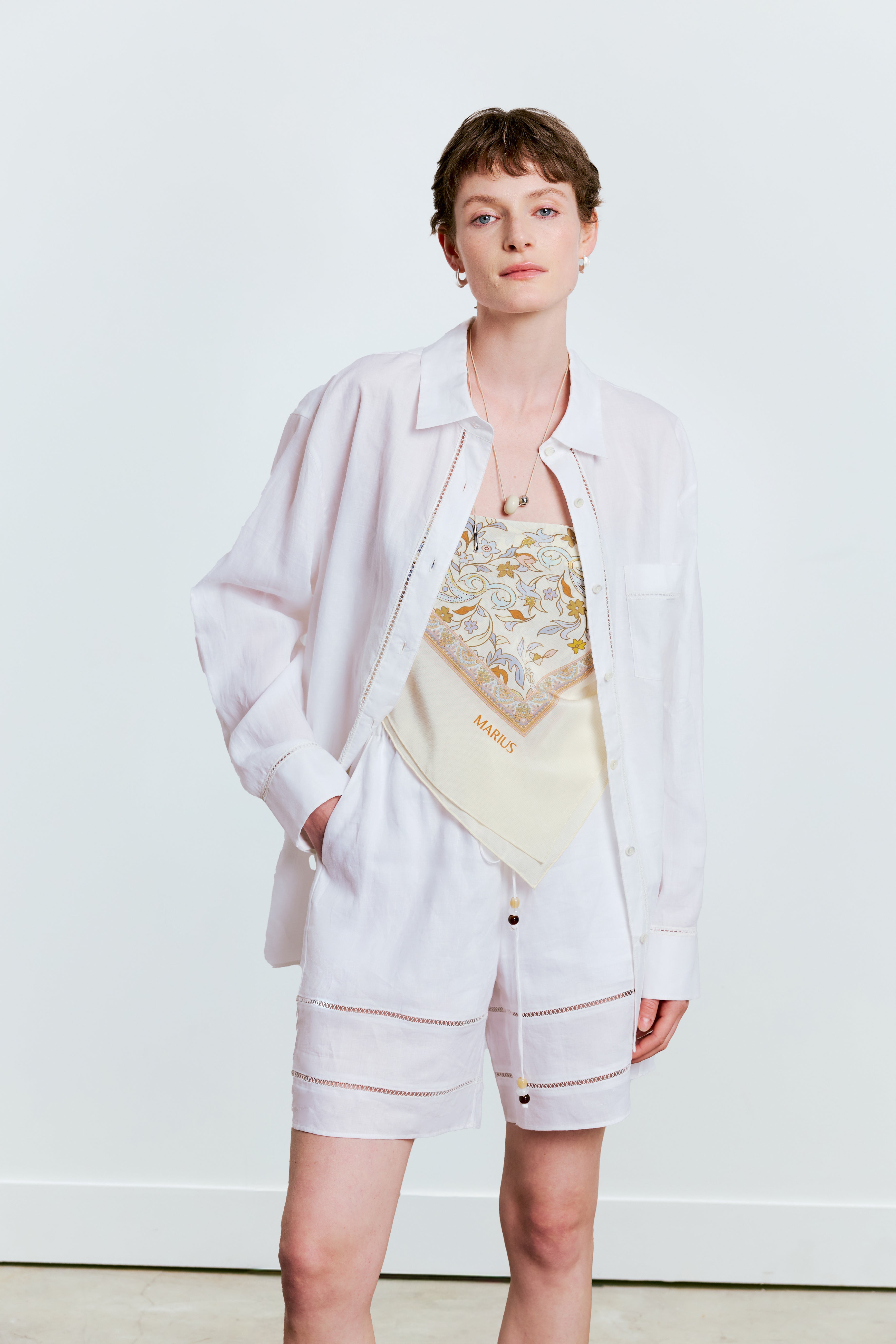 Bohemian Shores Linen Shorts