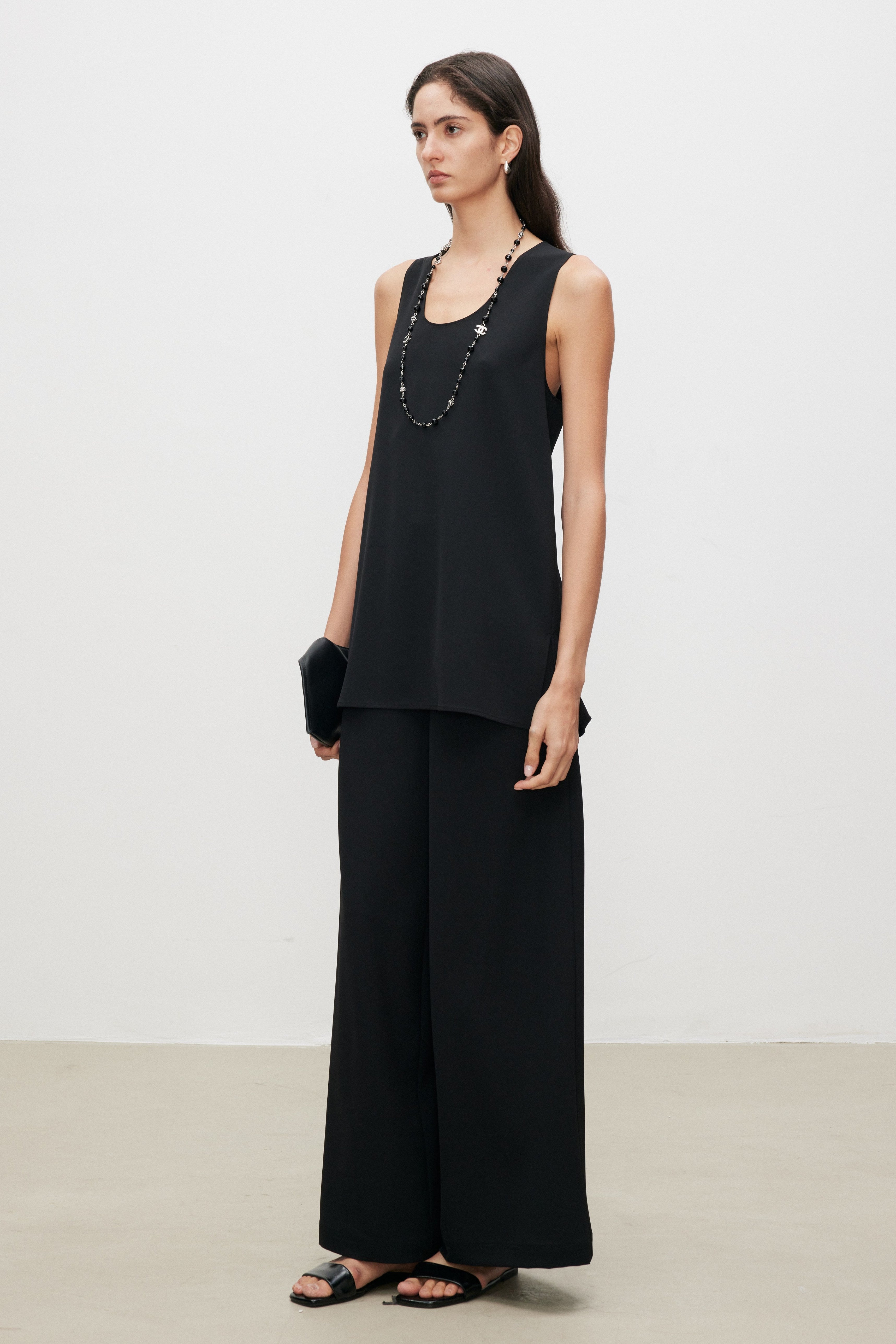 SoftPower Minimalist Wide-Leg Pants