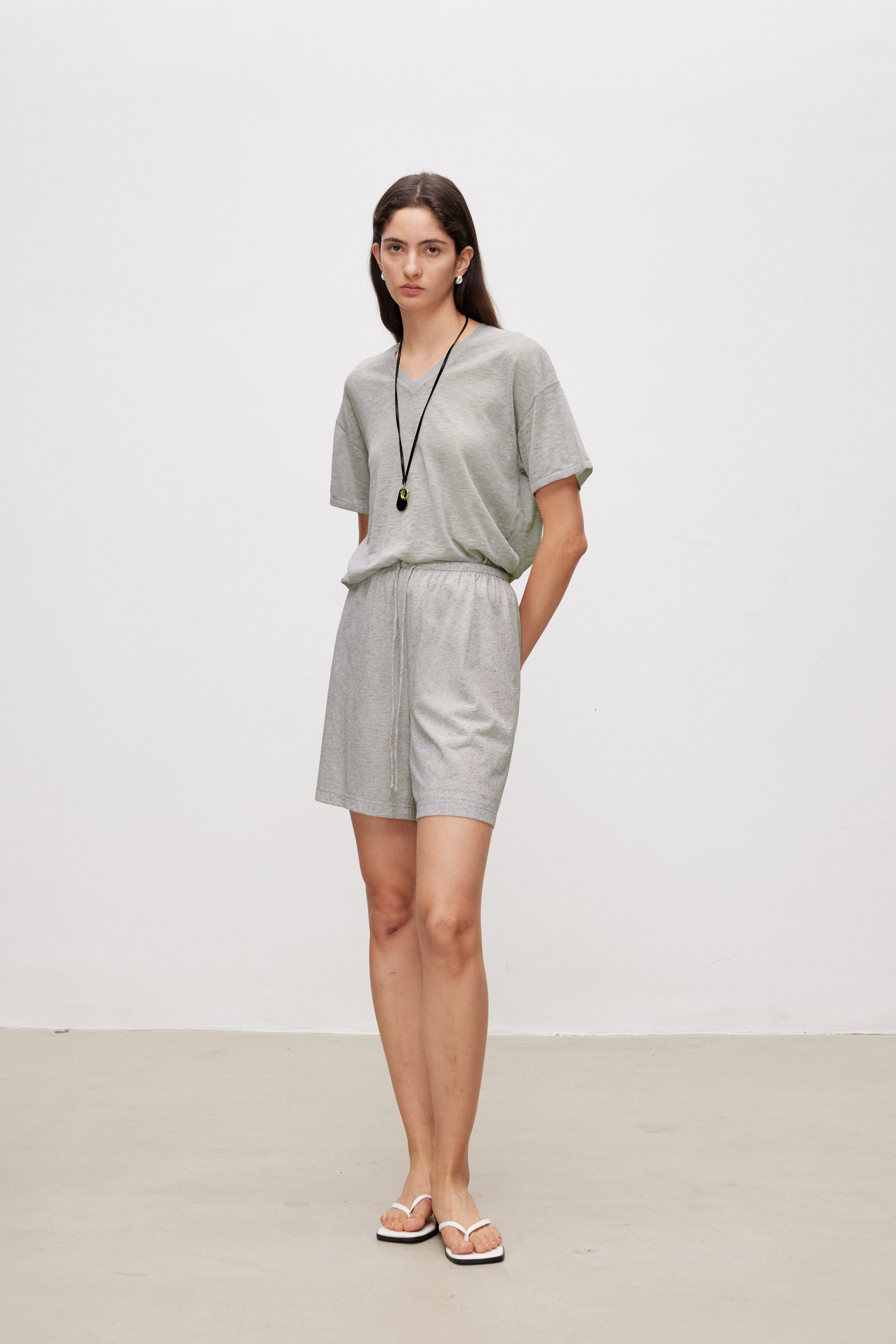 Soft Touch Linen Blend Shorts