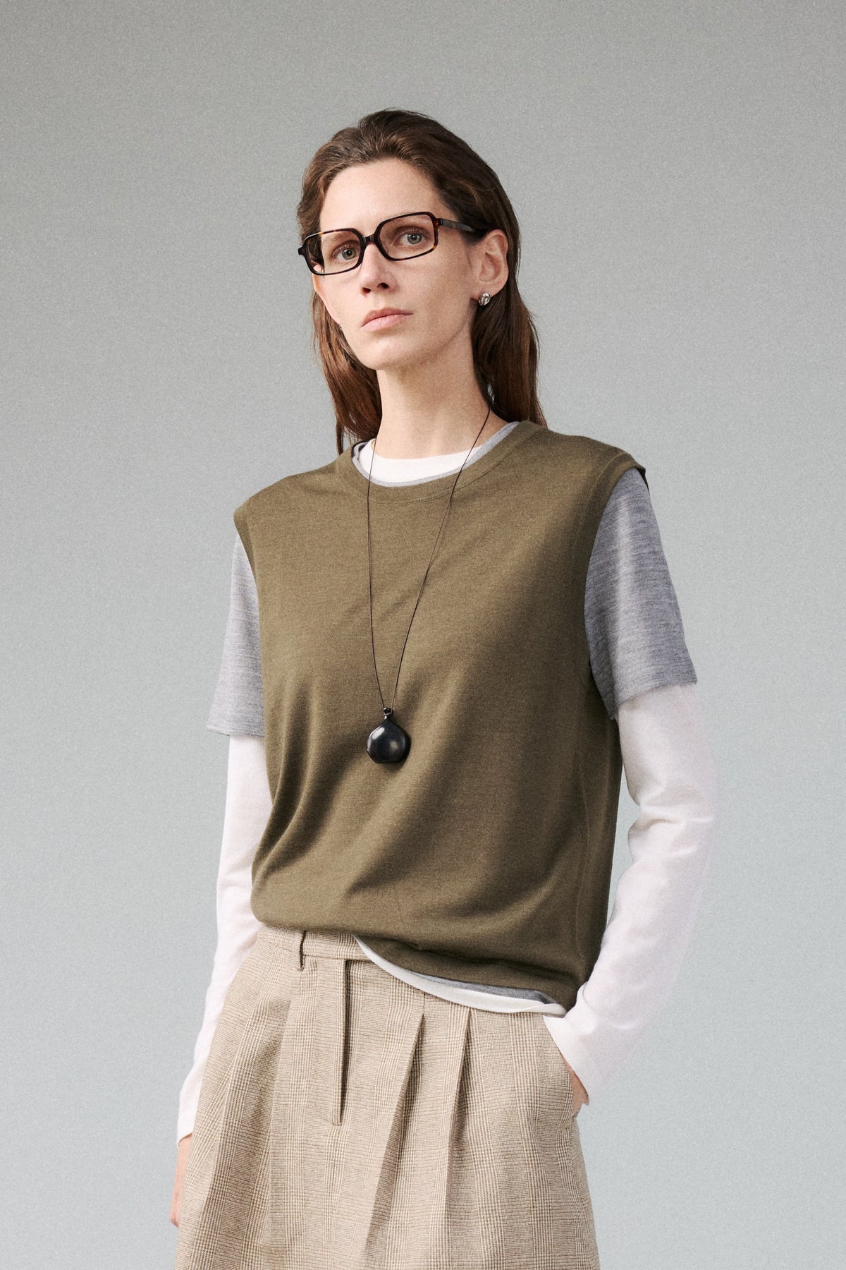 Fine Merino Wool Lightweight Knit Vest