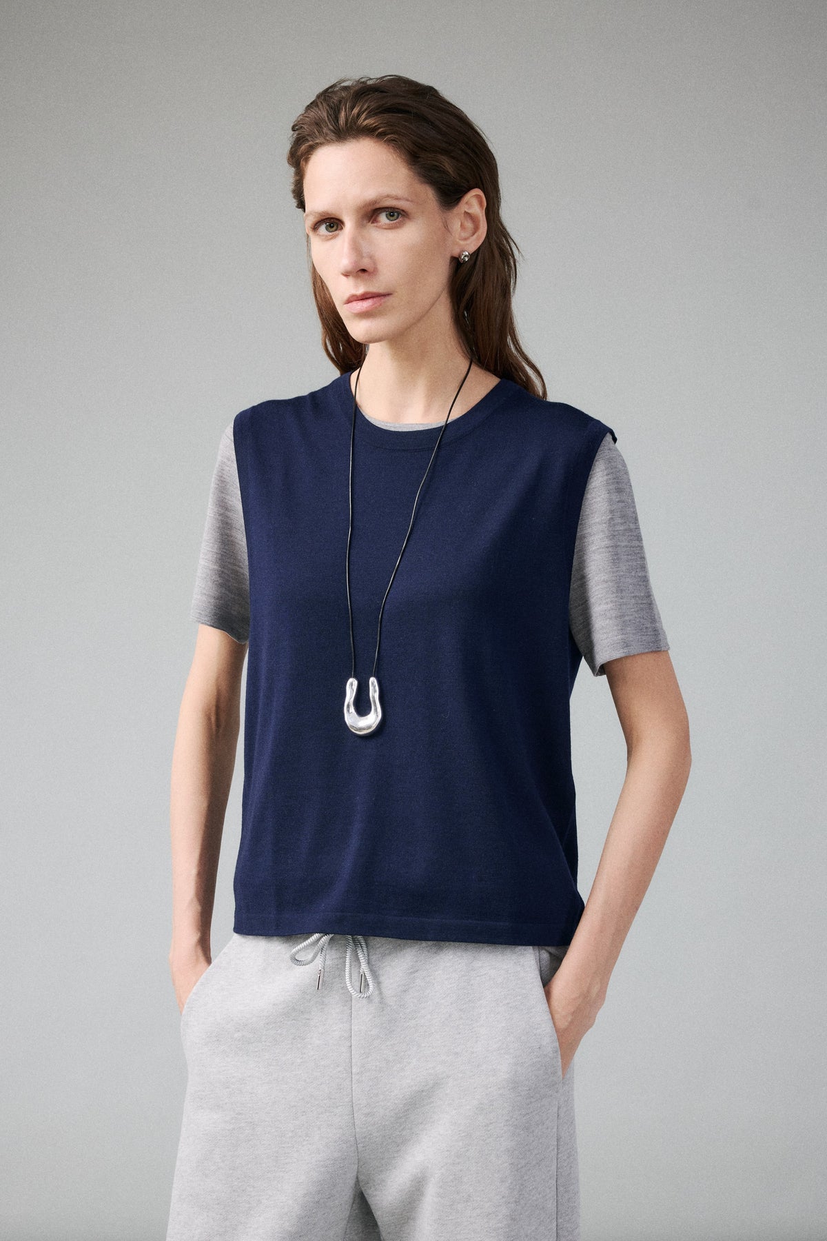 Fine Merino Wool Lightweight Knit Vest