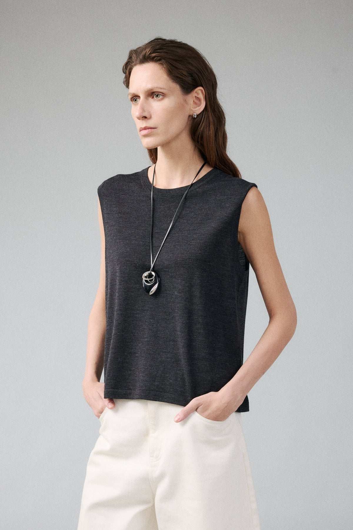 Fine Merino Wool Lightweight Knit Vest