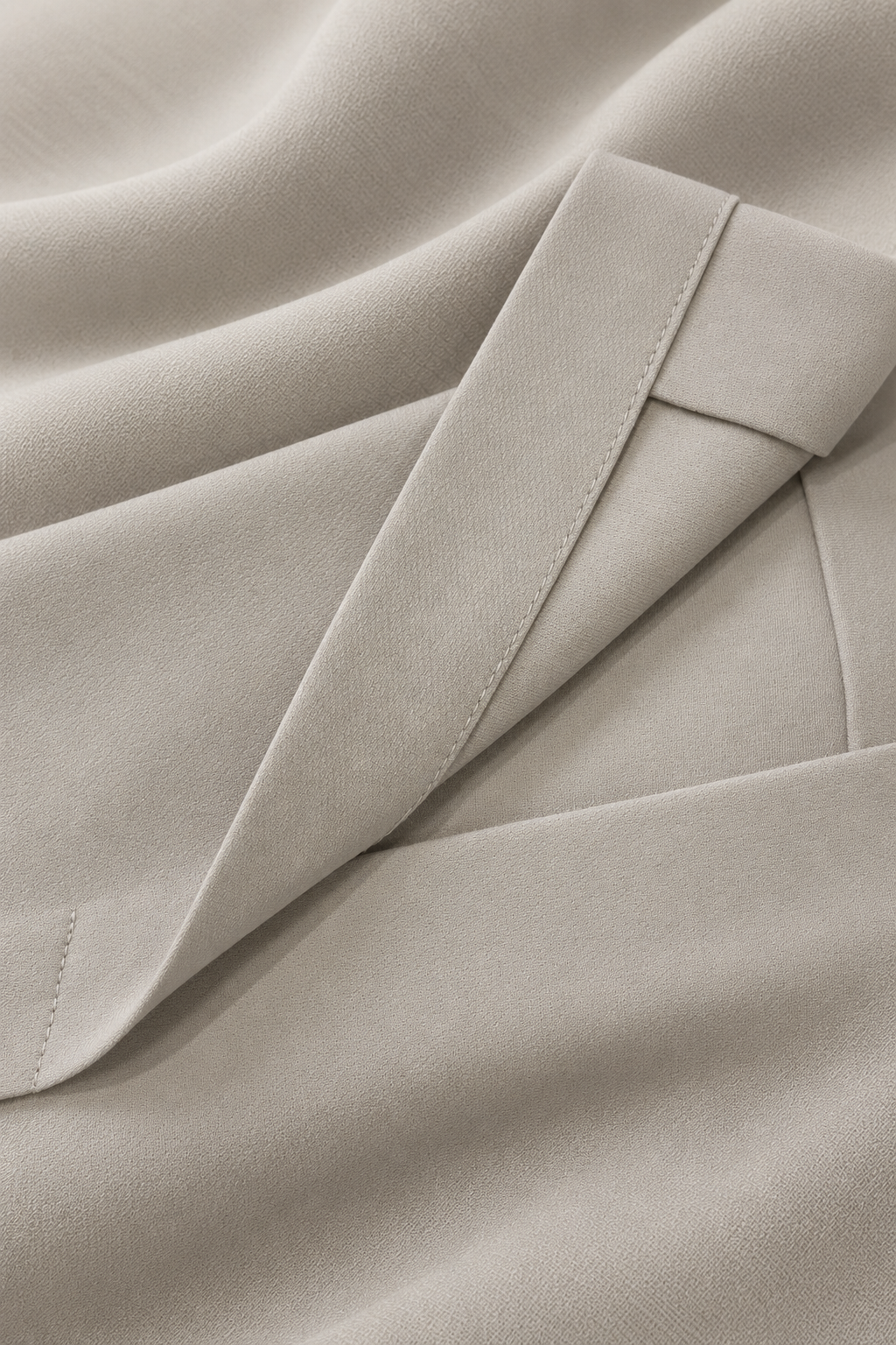 Soft Drape Flared Pants with Front Slit