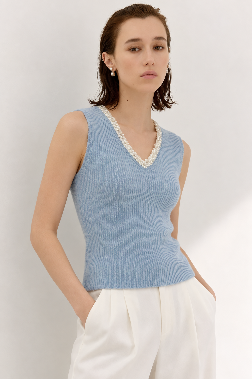 Marius Women's Embellished Knit Vest