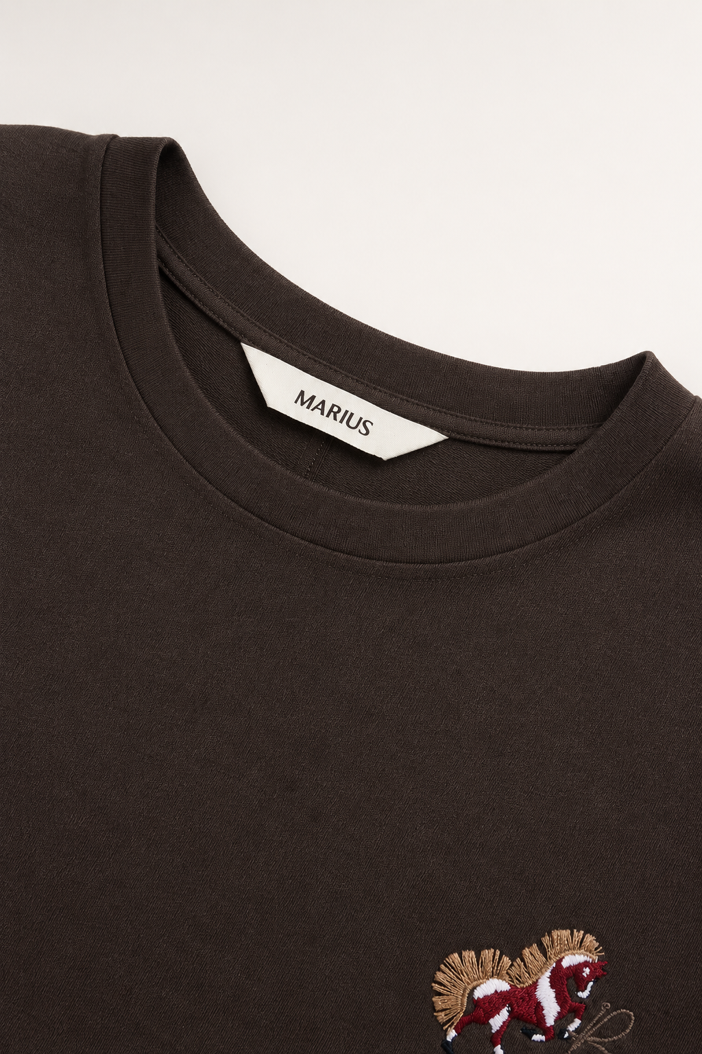Embroidered Logo Long Sleeve Tee