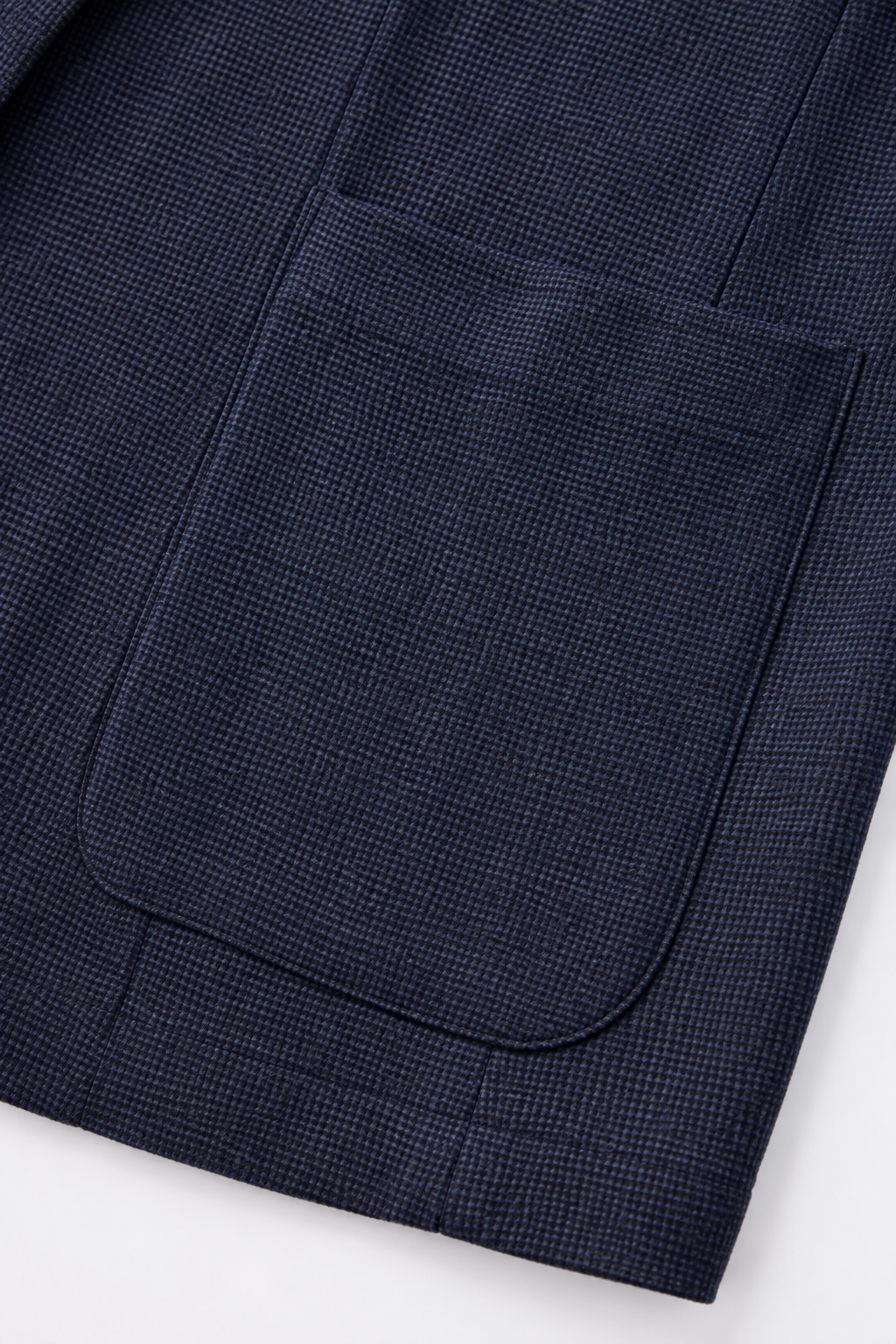 Lightweight Wool-Silk Textured Blazer
