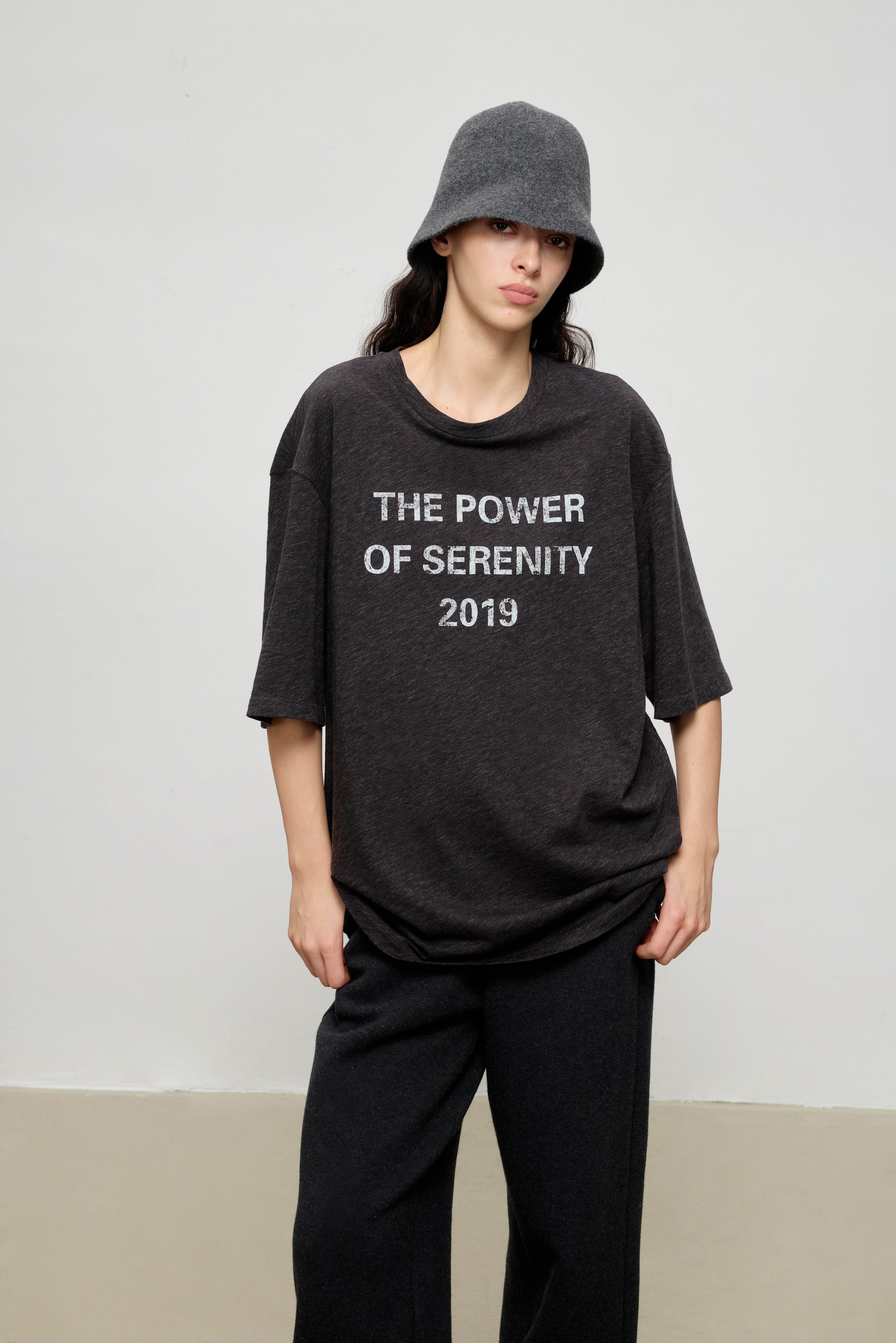 Printed Cotton-Lyocell Half Sleeve Tee
