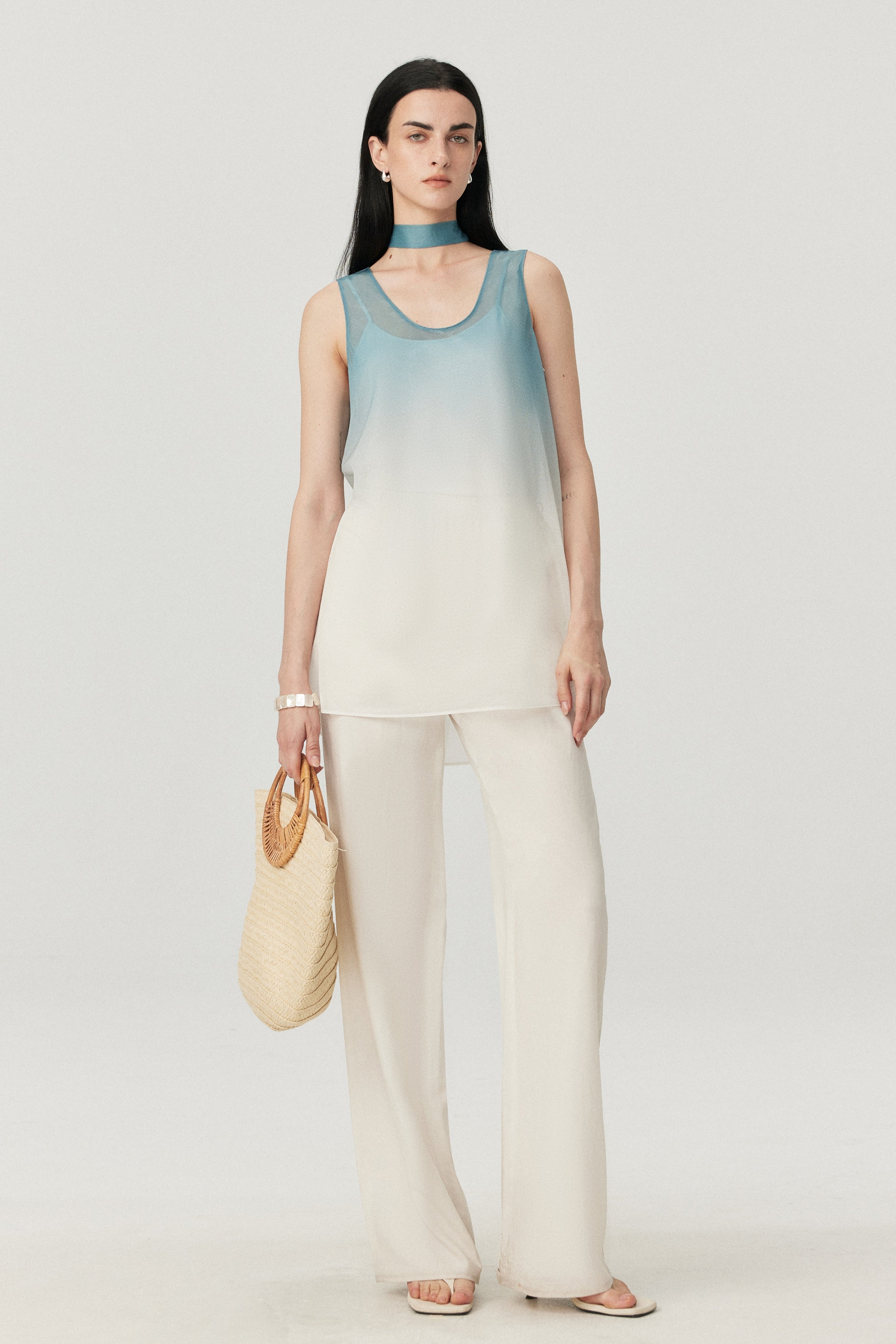 Ombre Breeze Layered Tank Top