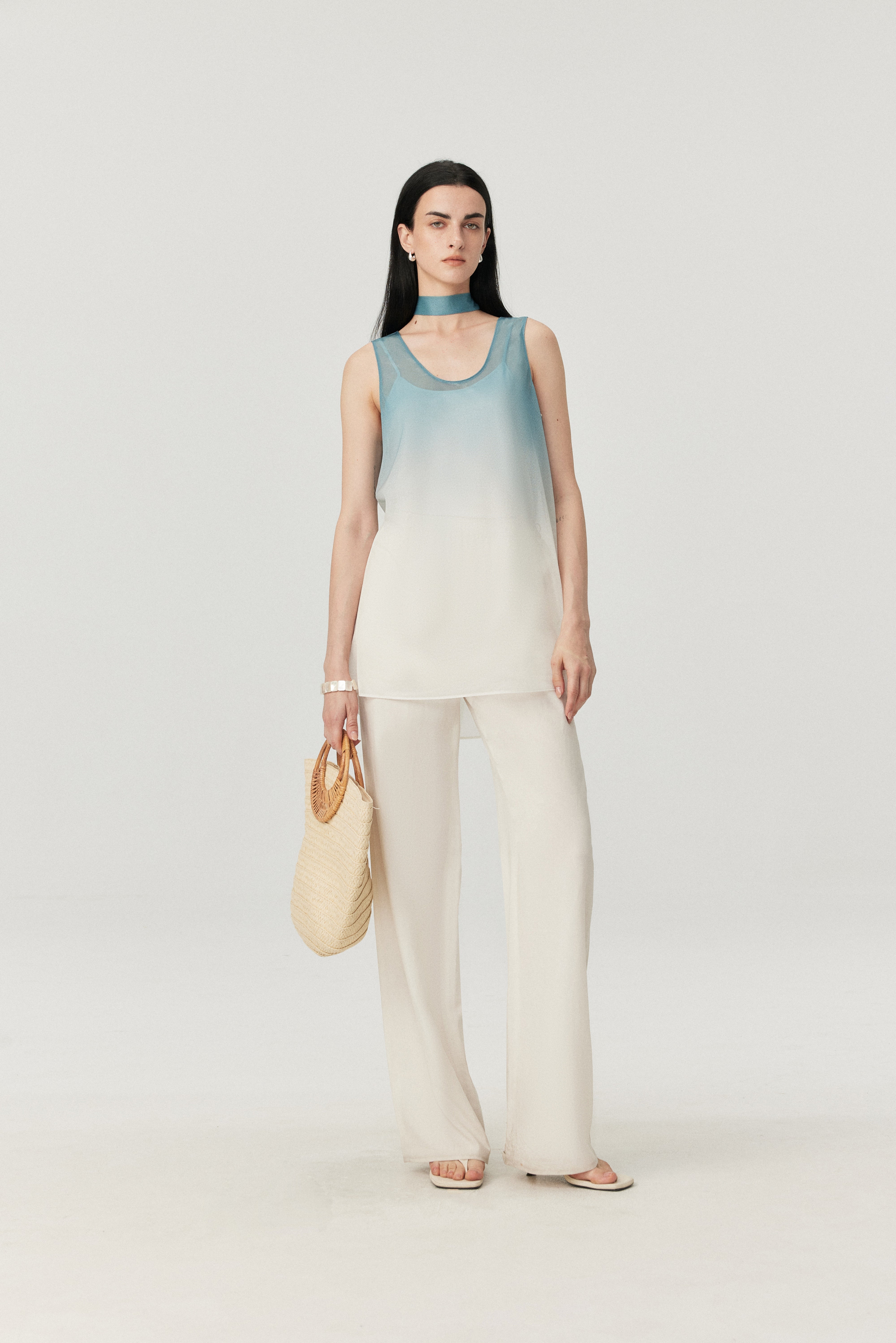 Ombre Breeze Layered Tank Top