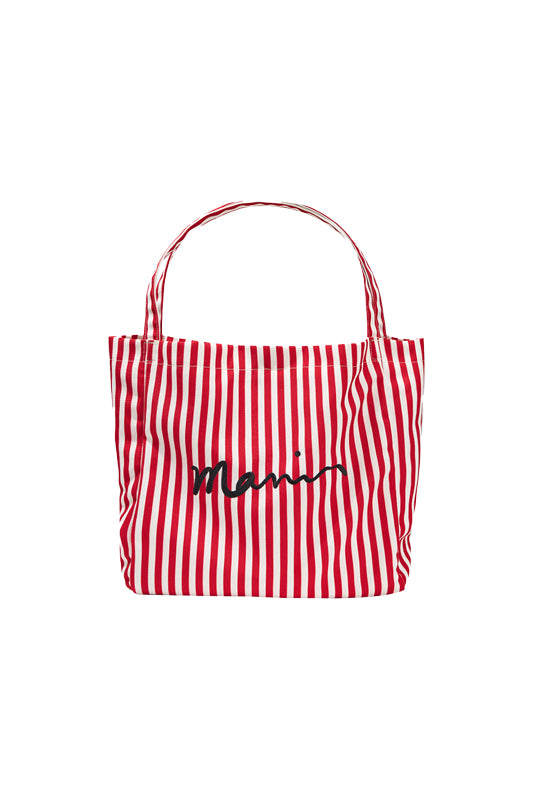 Striped Canvas Tote Bag