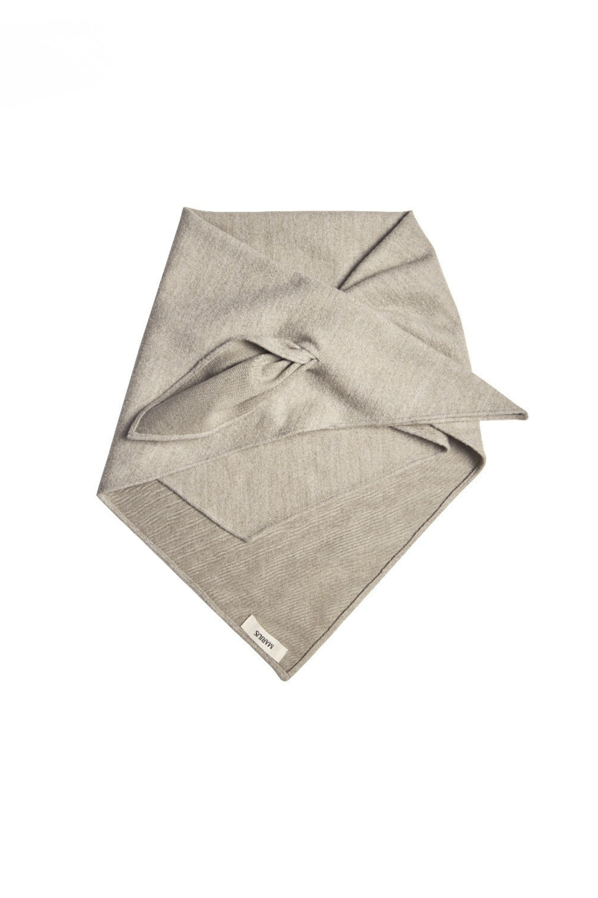 Wool-Blend Triangle Scarf