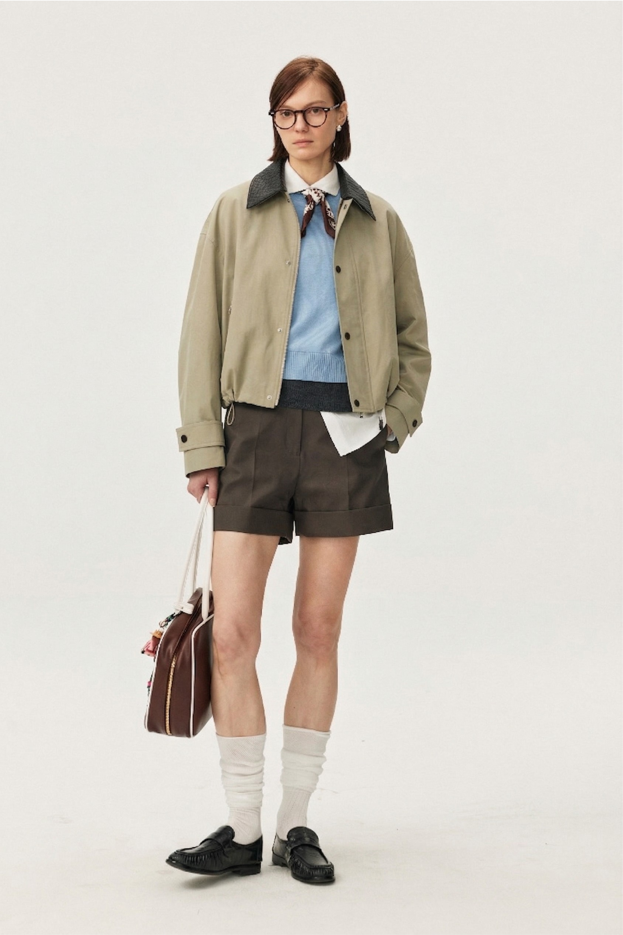Oversized Balloon-Shaped Jacket