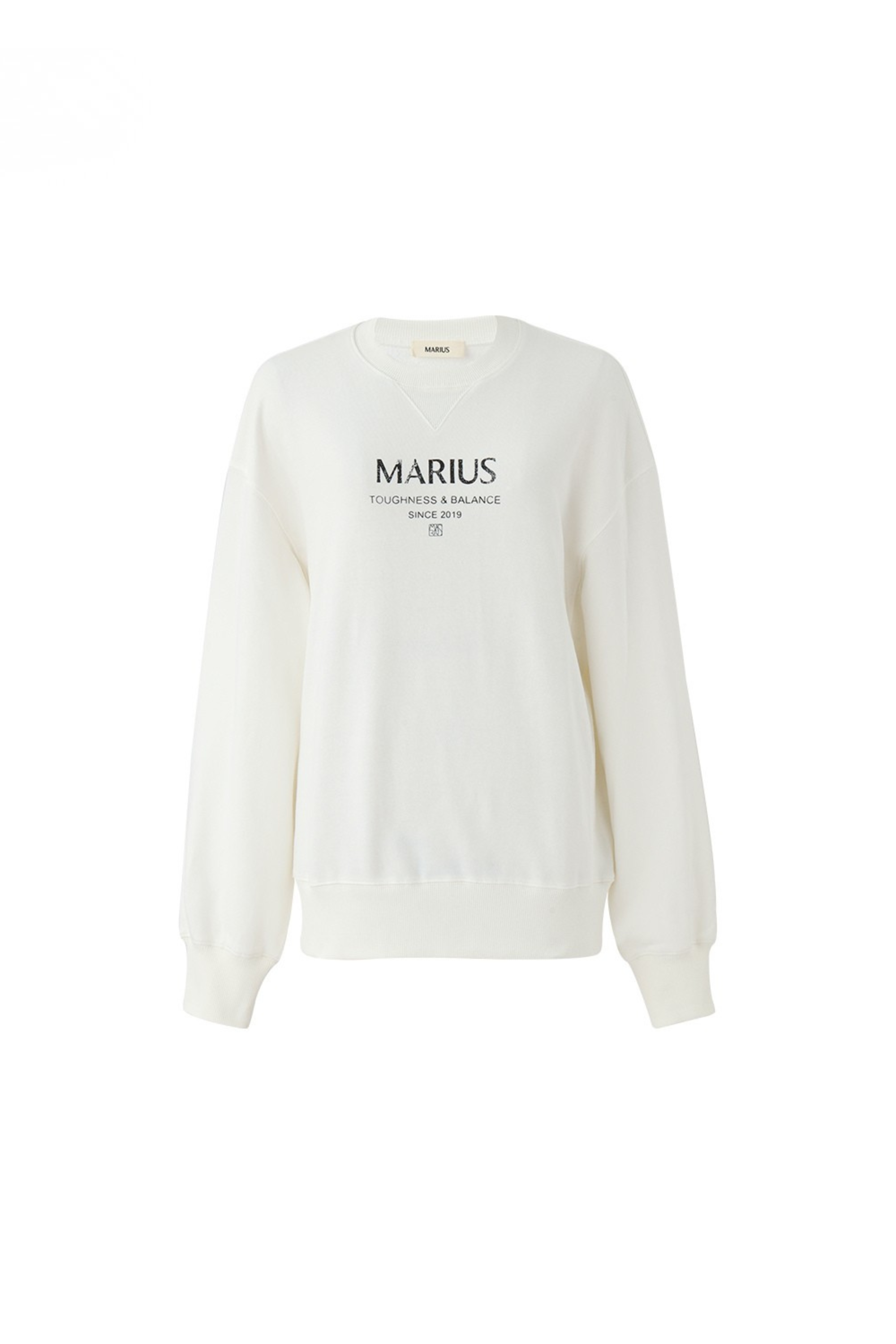 MARIUS Logo Classic Cotton Sweatshirt
