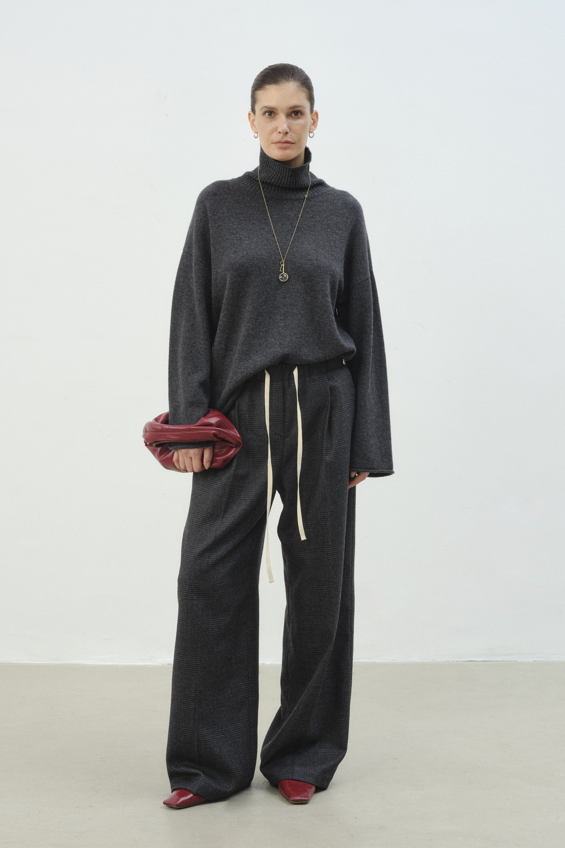 Plush Wool-Cashmere Turtleneck Sweater