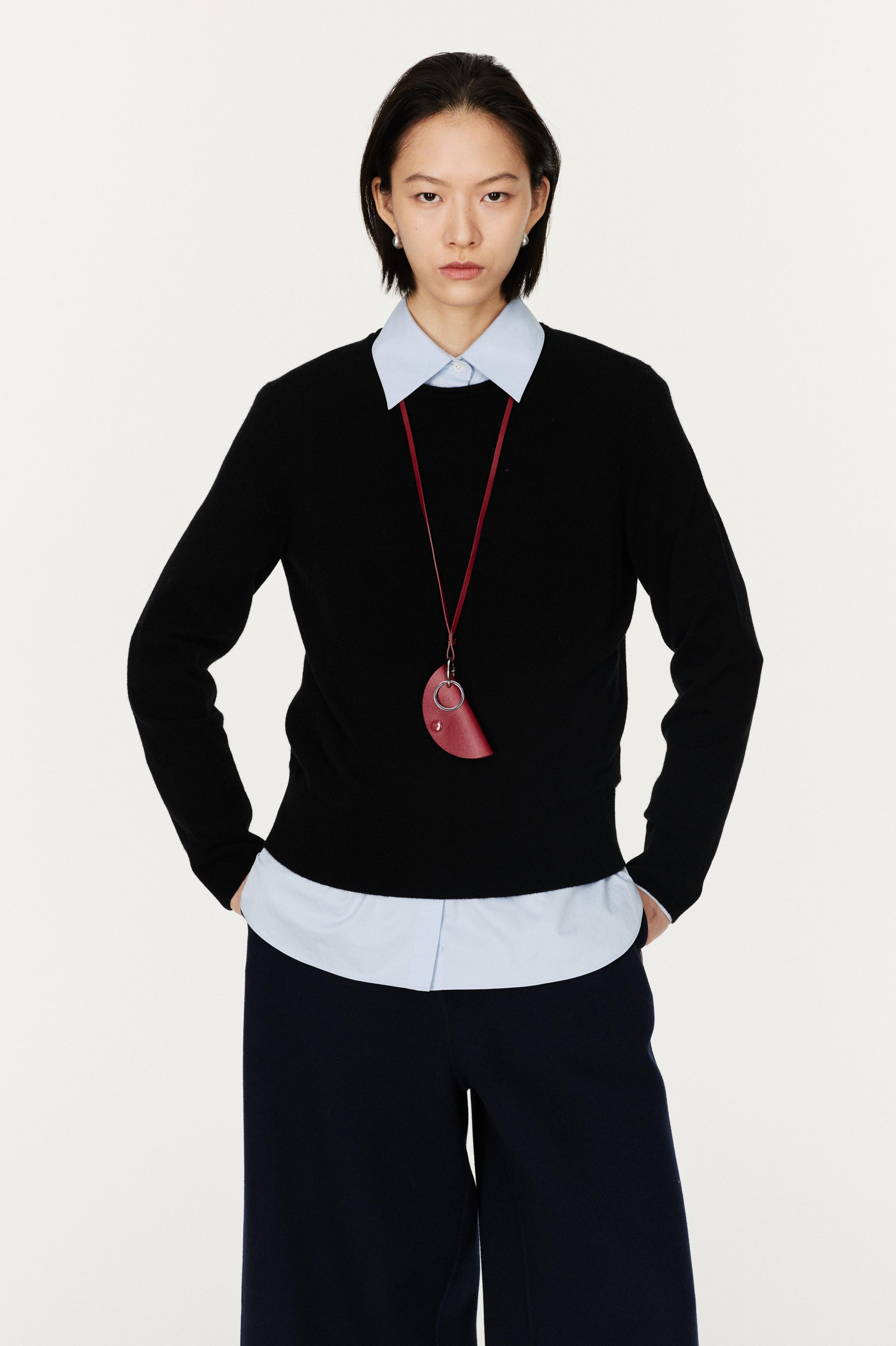Classic Pure Cashmere Crewneck Sweater