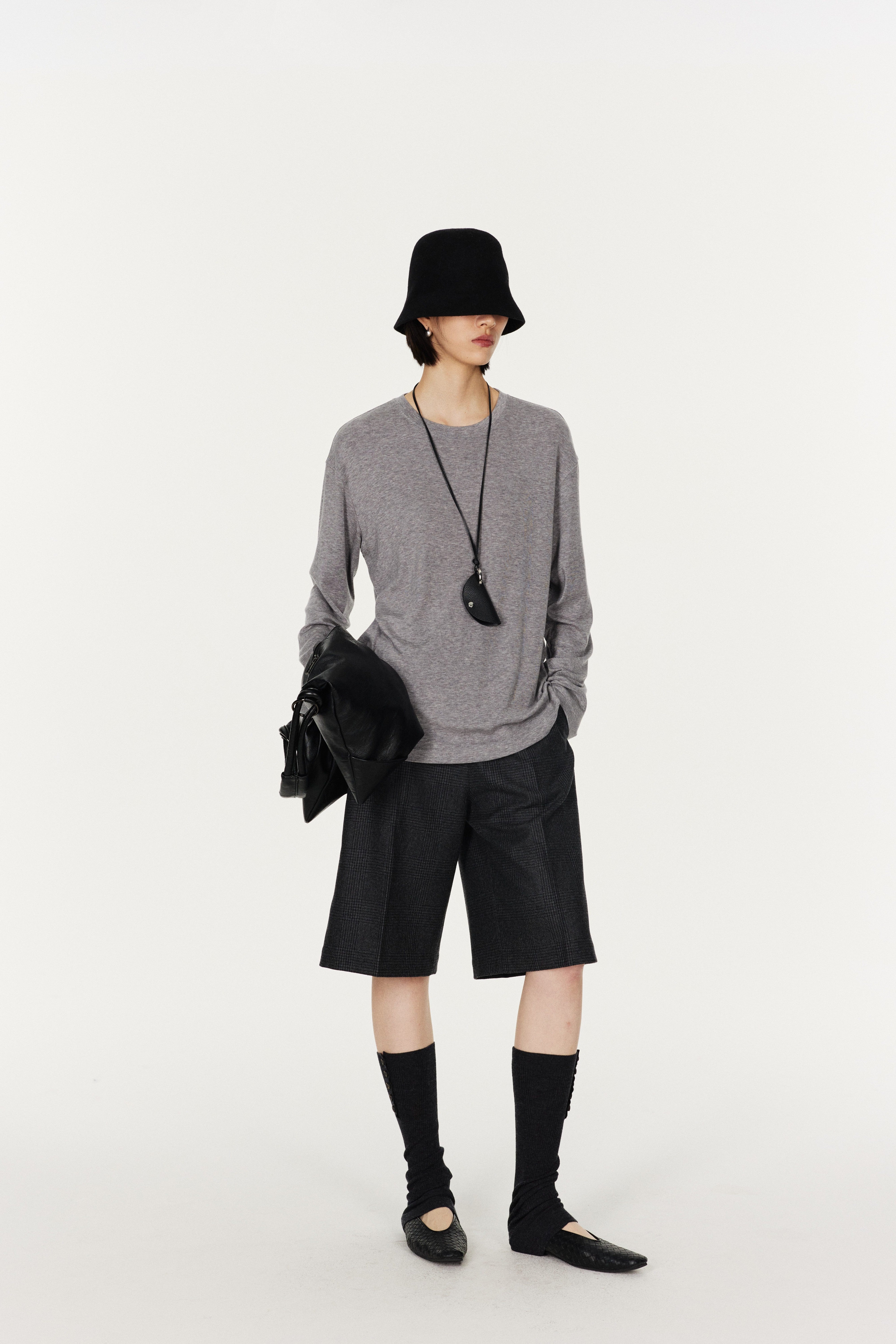 Lightweight Soft-Touch Lyocell-Wool Long Sleeve Base Tee
