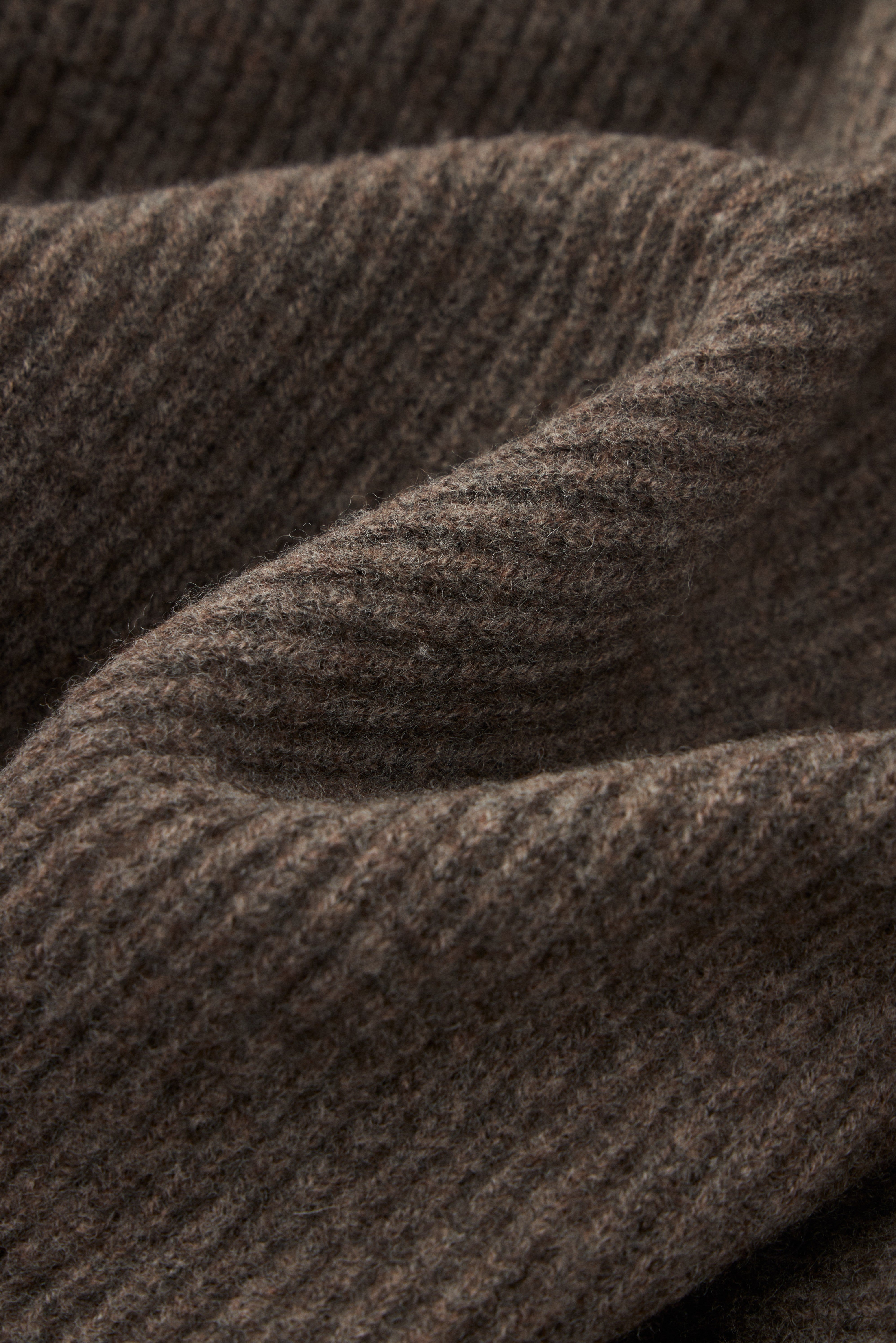 Longline Merino Wool V-Neck Knit Vest