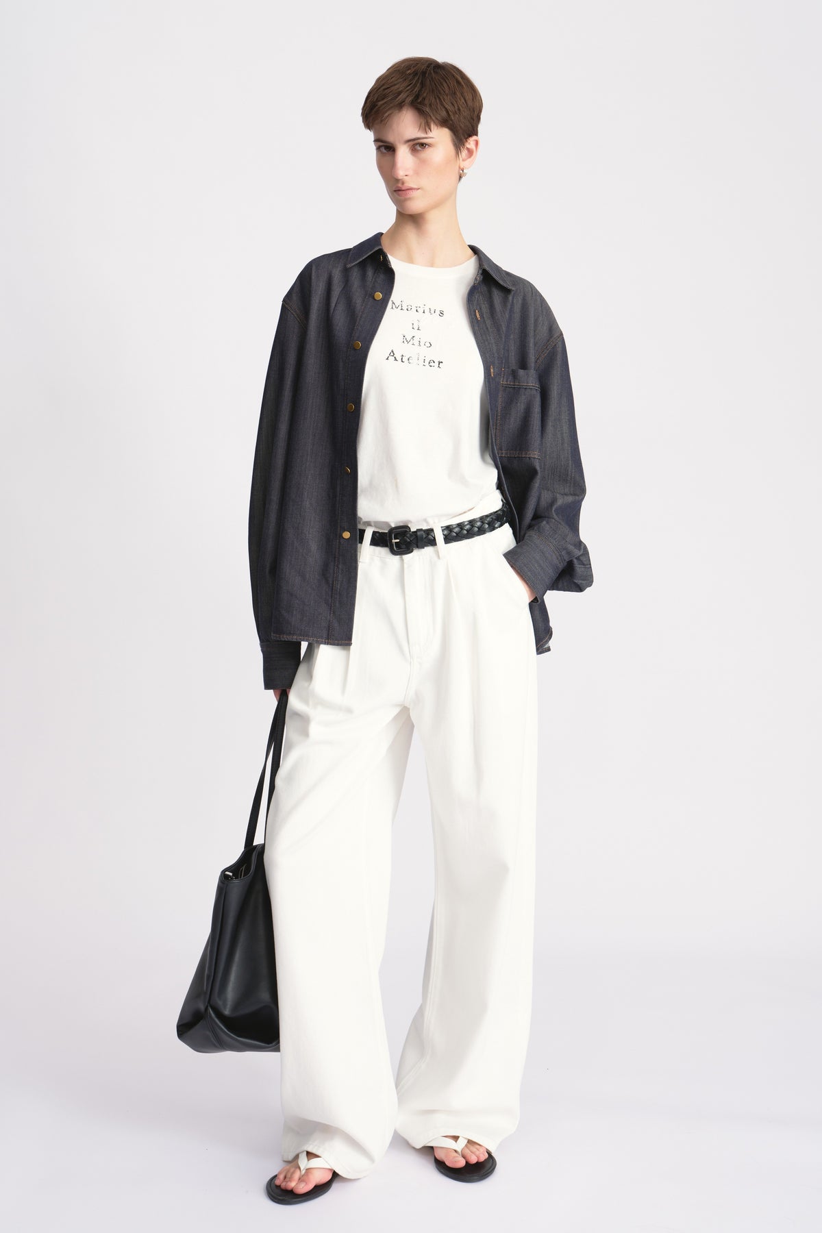 Vintage Wash Lightweight Denim Shirt