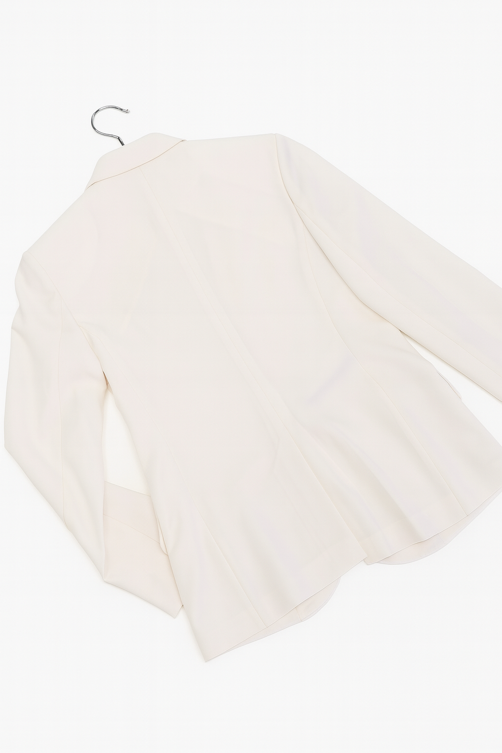 One-Button Tailored Silk-Blend Blazer