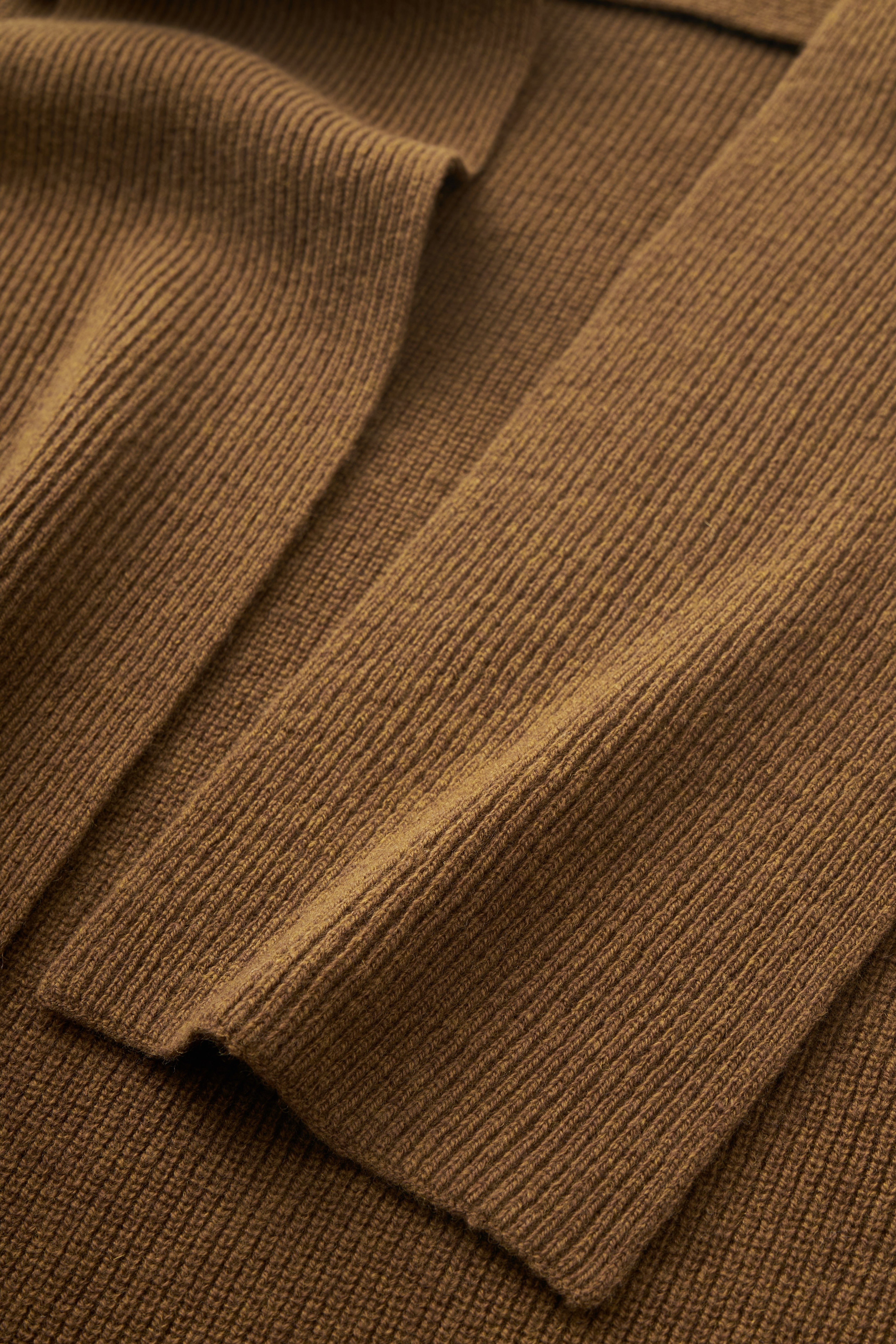 Merino Wool Scarf-Neck Knit Maxi Dress
