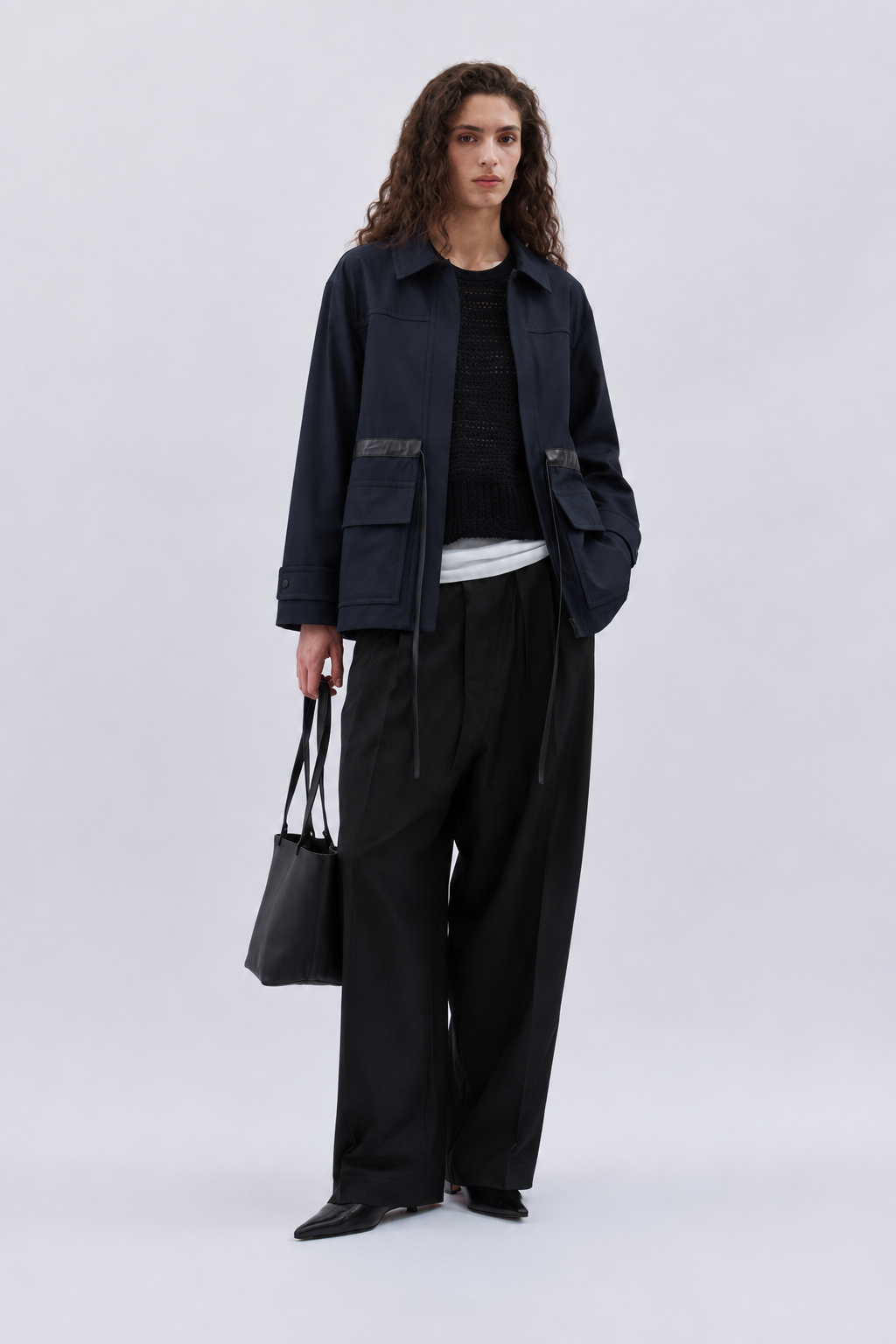 Water-Repellent Drawstring Jacket