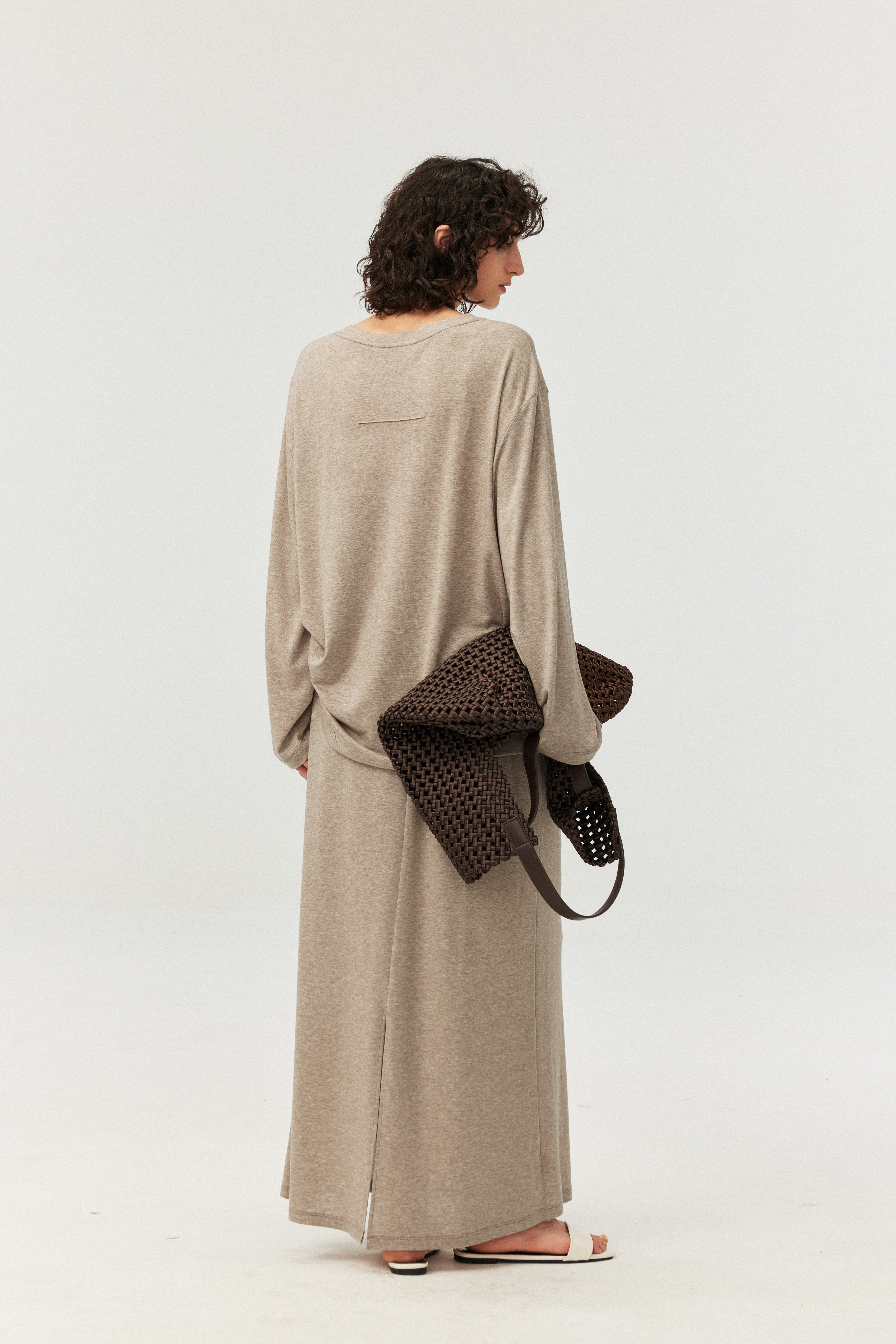 Soft Touch Lyocell Wool Long Sleeve Tee