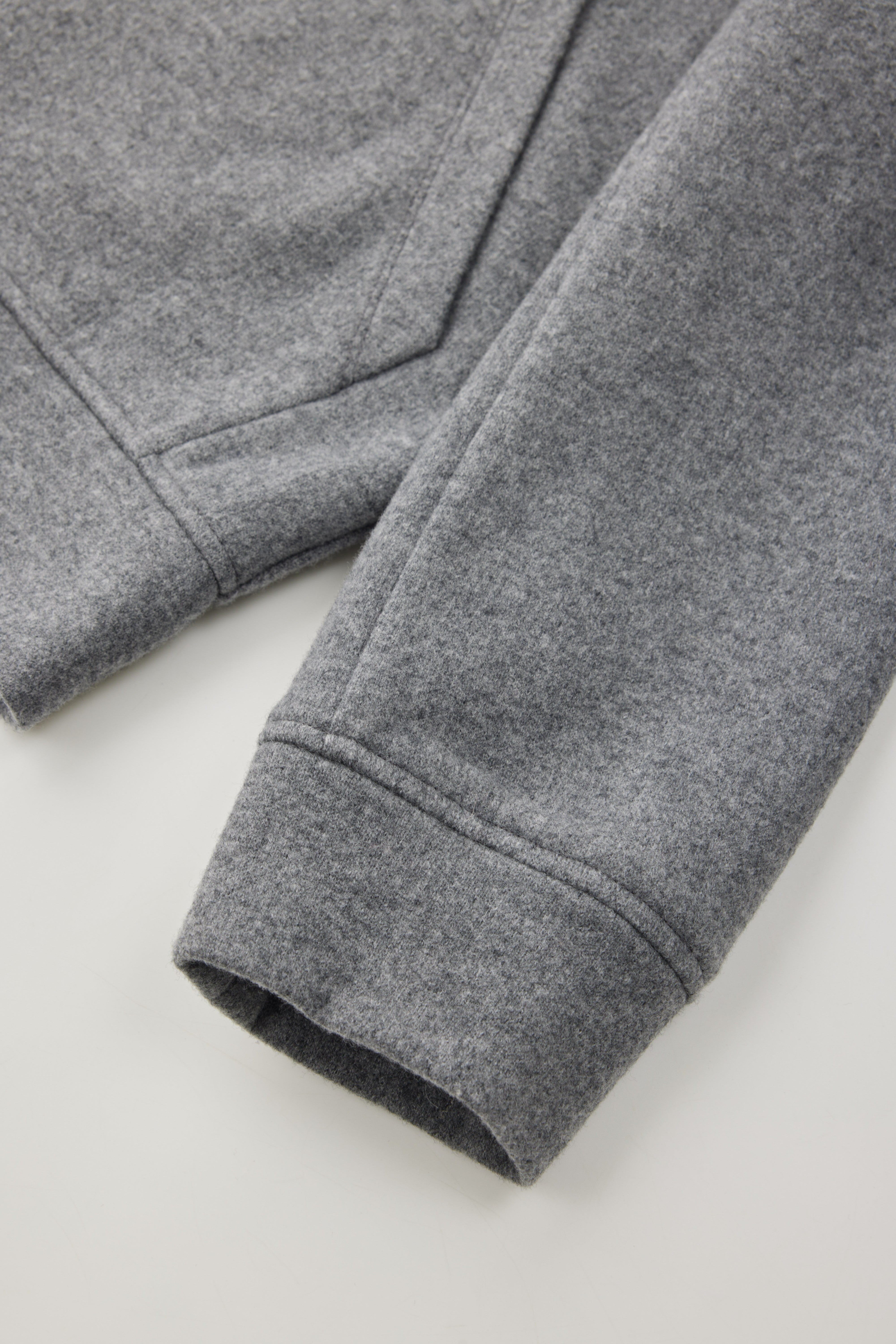 Wool-Cashmere Blend Knit Zip-Up Hoodie