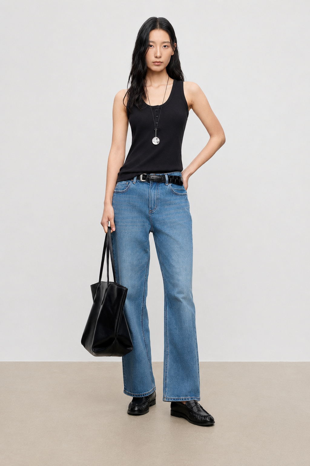 Cotton Blend Soft Rib Tank Top