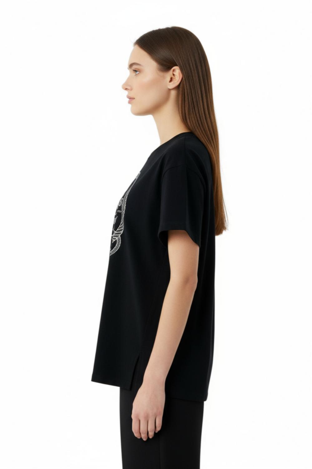 Short Sleeve Logo Swearshirt