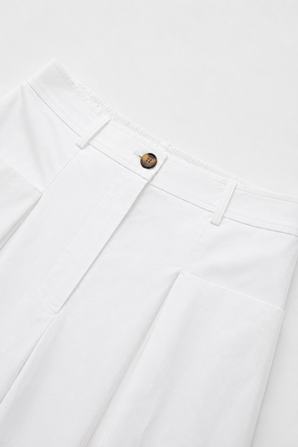 Architectural Cropped Wide-Leg Pants