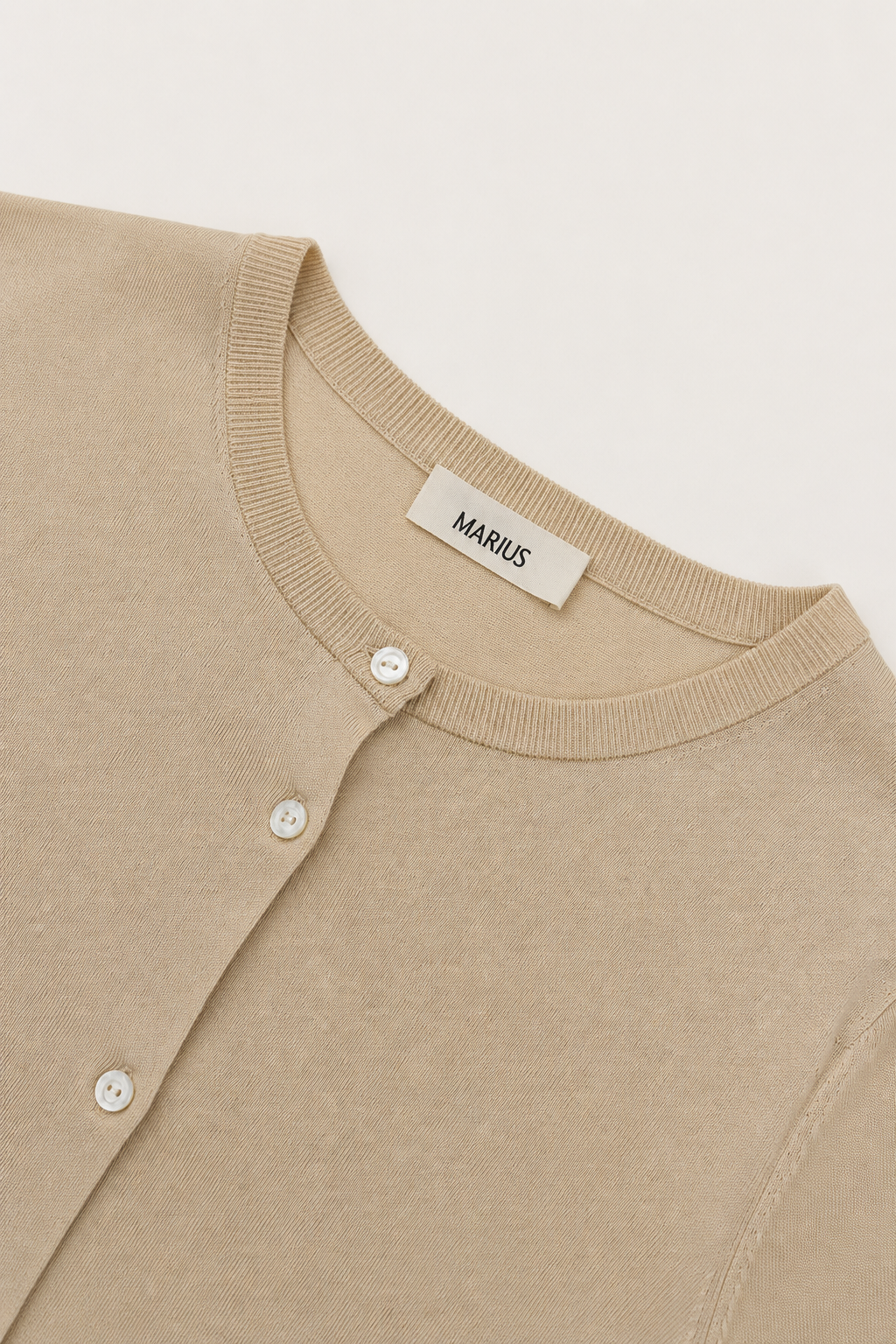 Lightweight Silk-Cotton Blend Cardigan