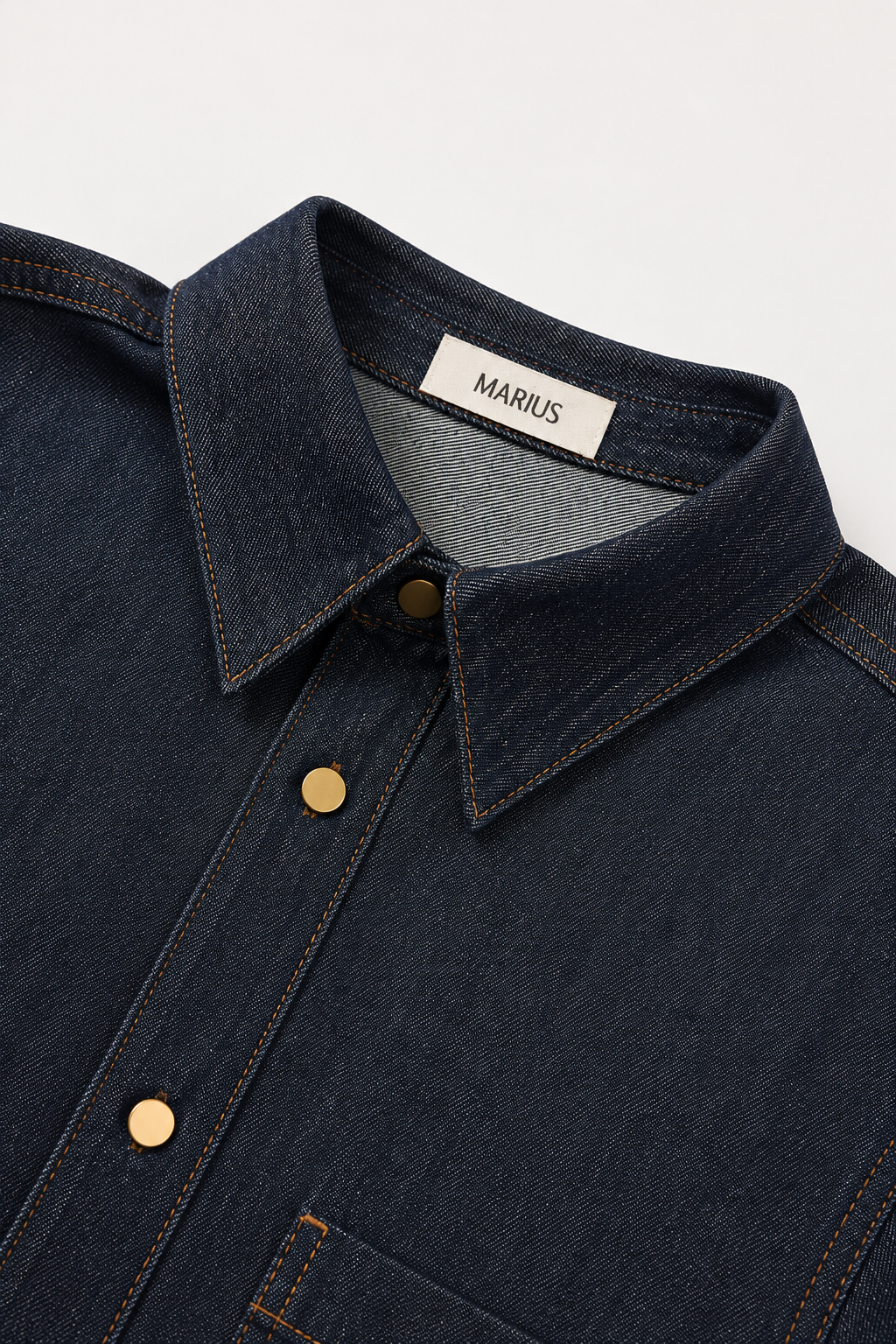 Vintage Wash Lightweight Denim Shirt