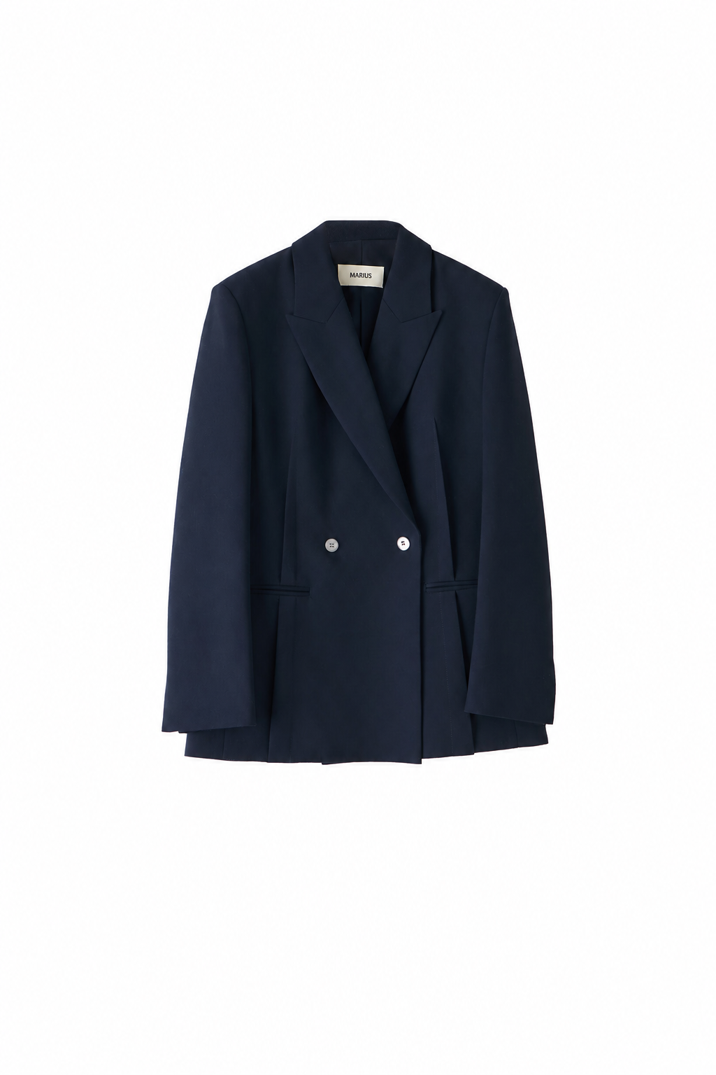 Classic Peak Lapel Tailored Blazer