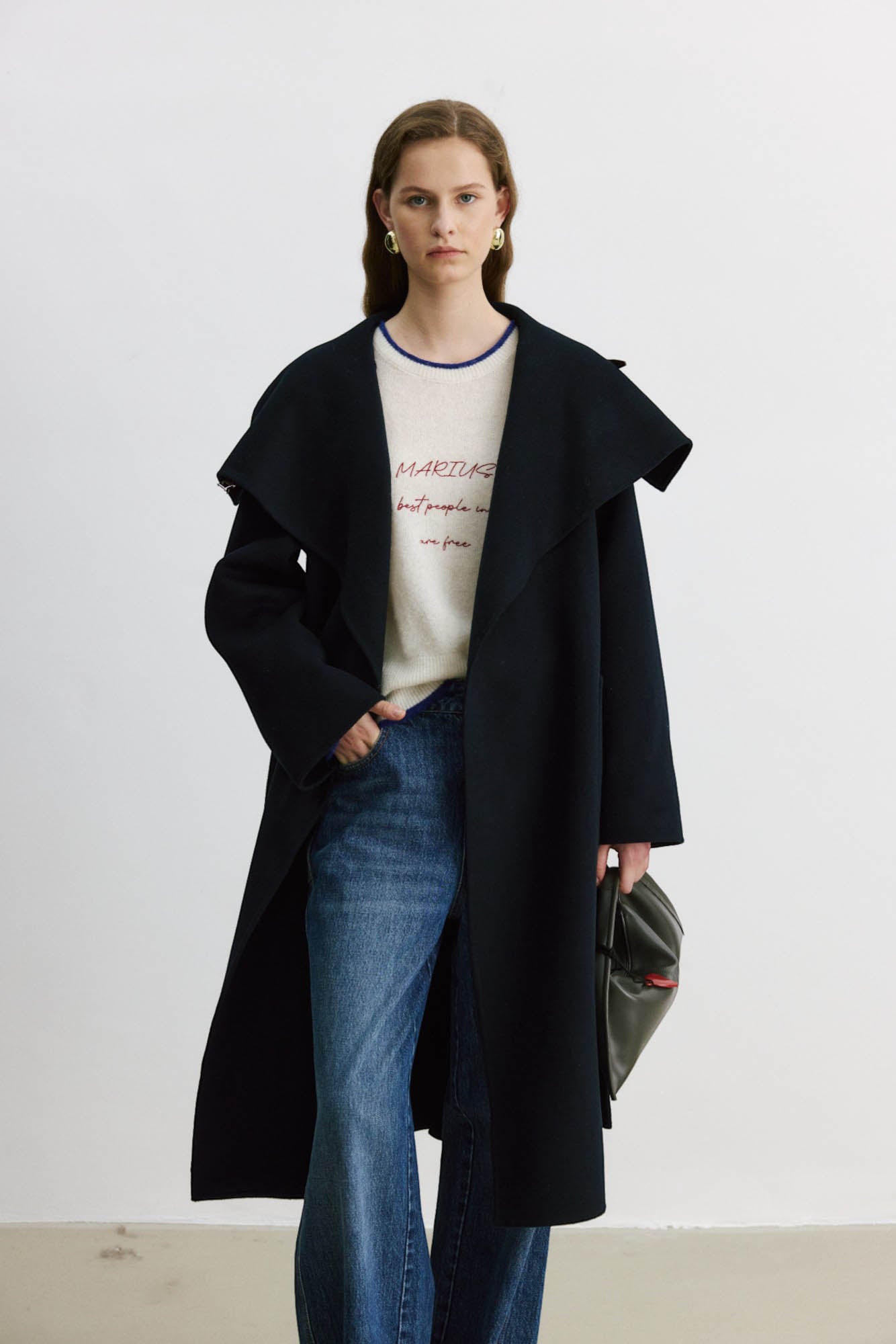 Marius Women's Embroidered Alphabet Sweater