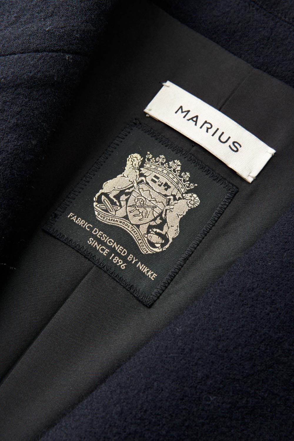 Double Crepe Wool Cinch-Waist Blazer