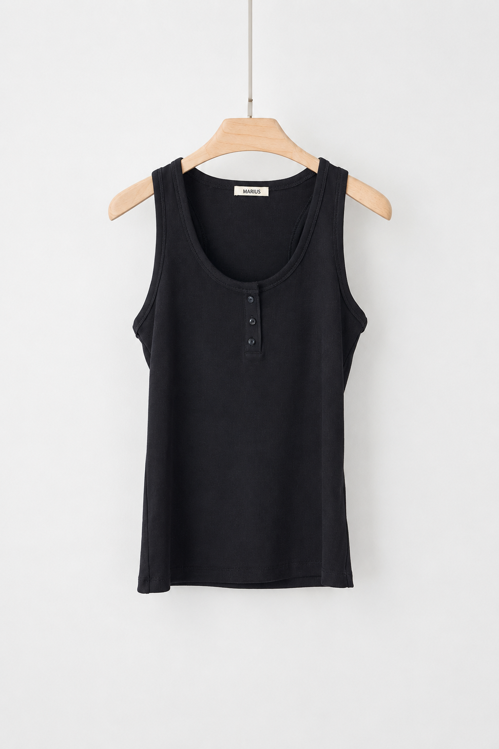 Cotton Blend Soft Rib Tank Top
