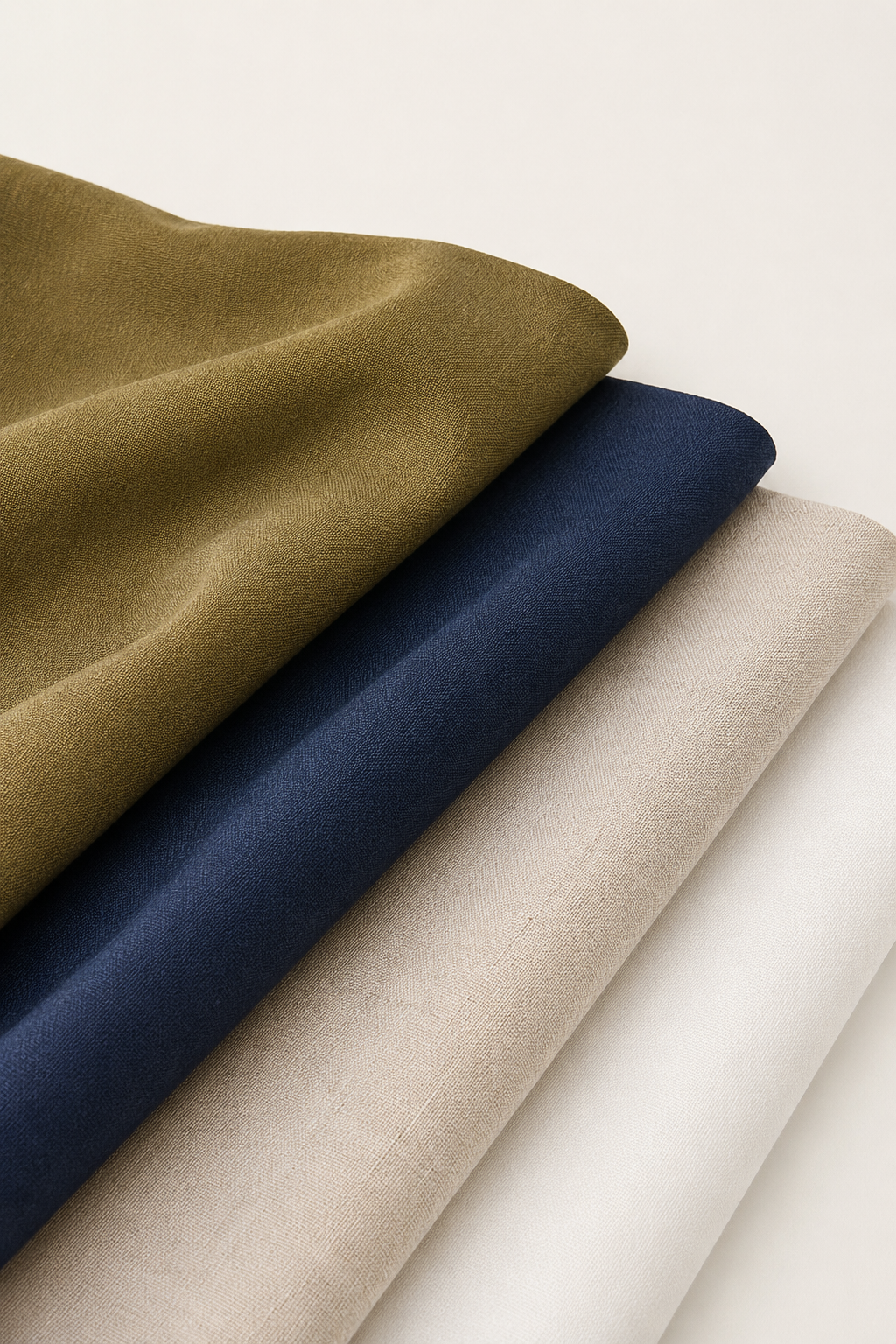 Linen Pleated Wide Pants