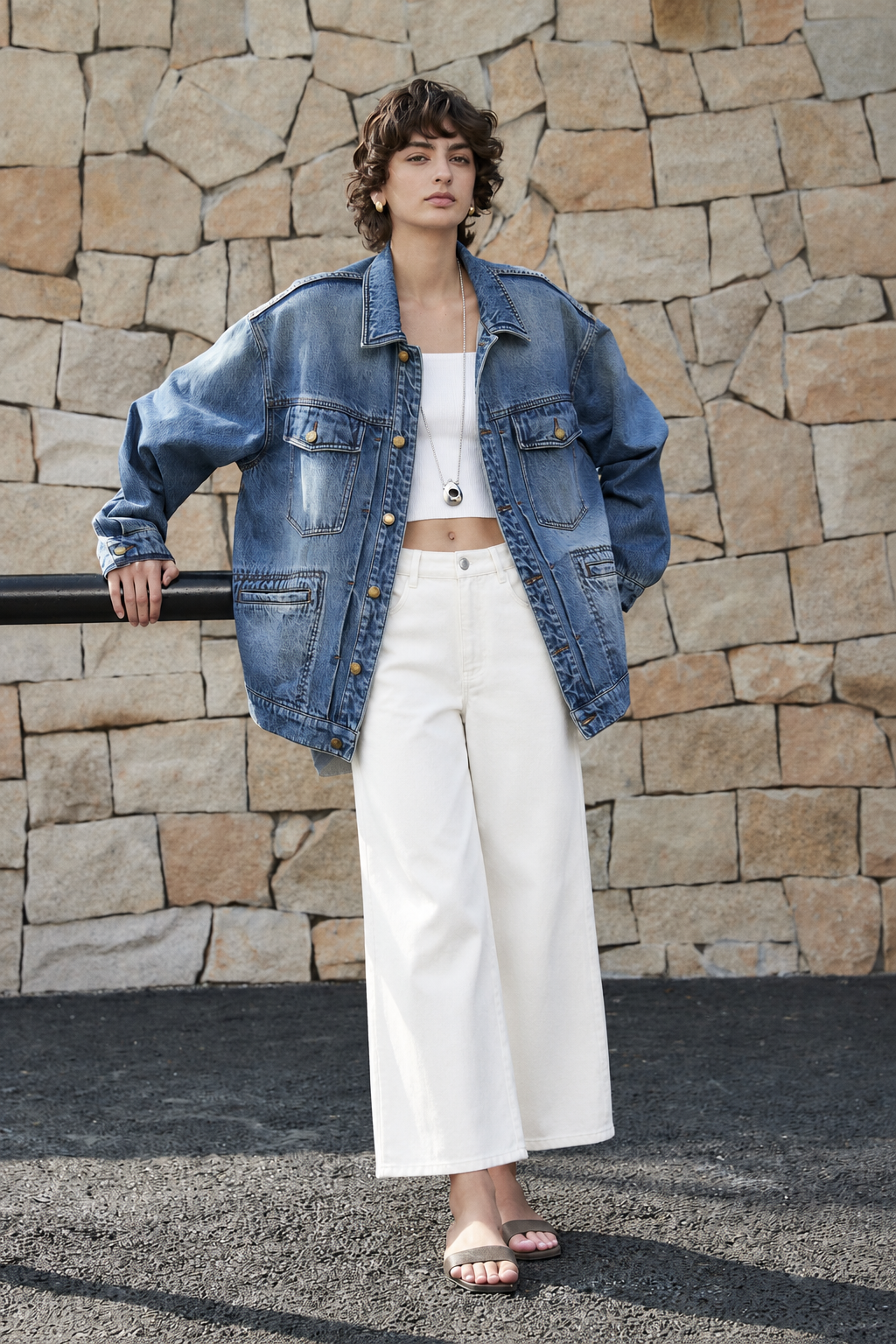 Premium Siro-Spun Vintage Wash Denim Jacket