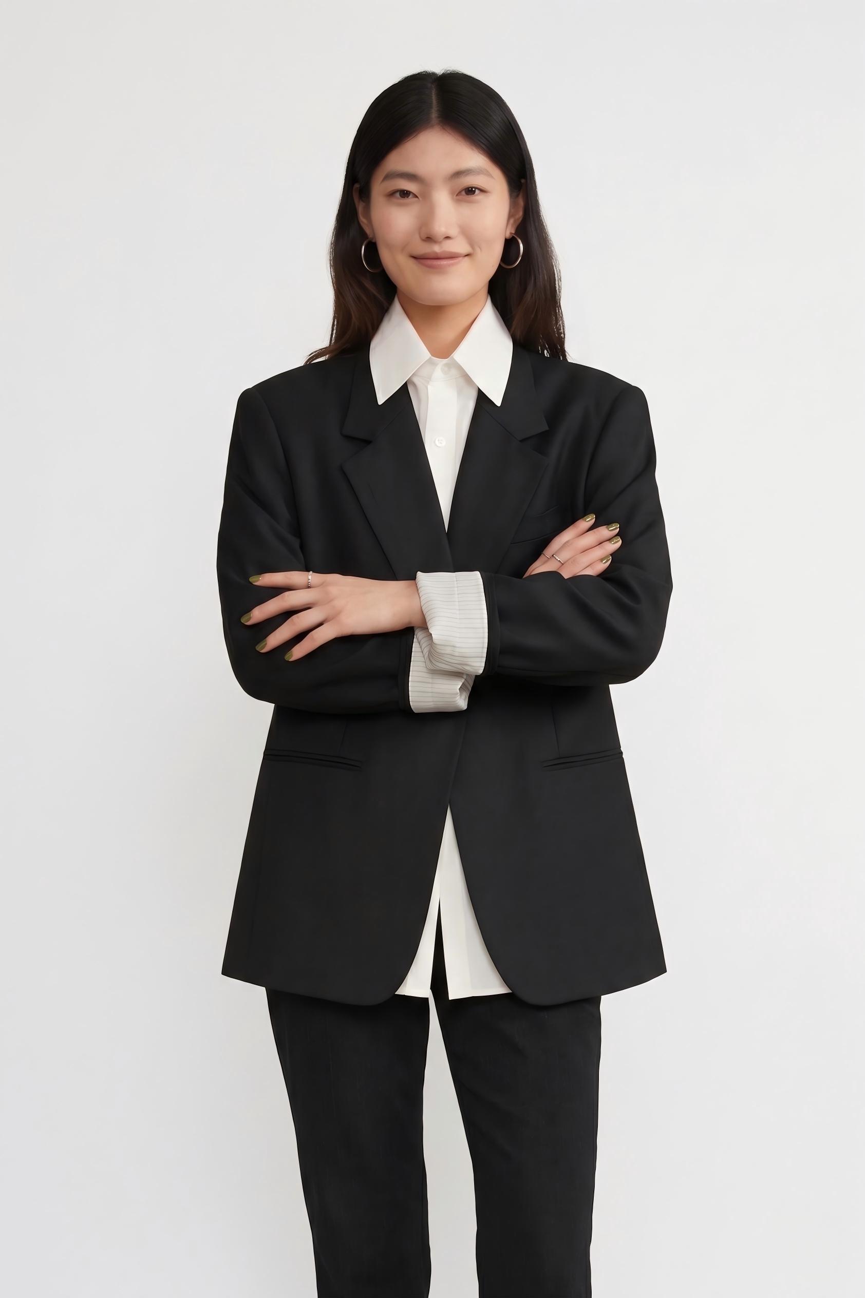 Relaxed Fit Wool & Mohair Blazer with Silk Lining