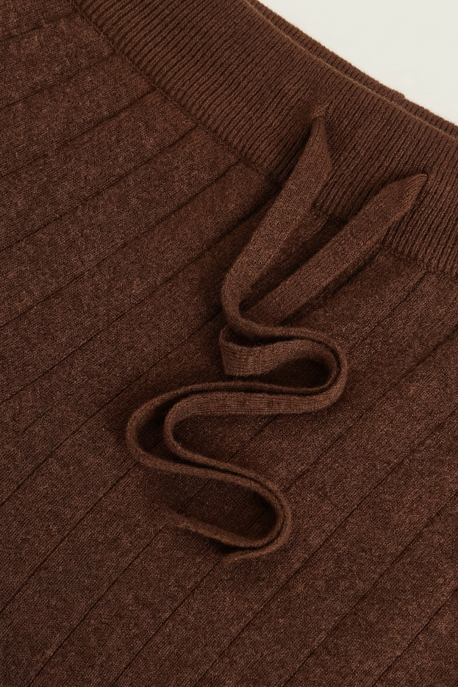 Wool-Cashmere Knit Wide-Leg Pants