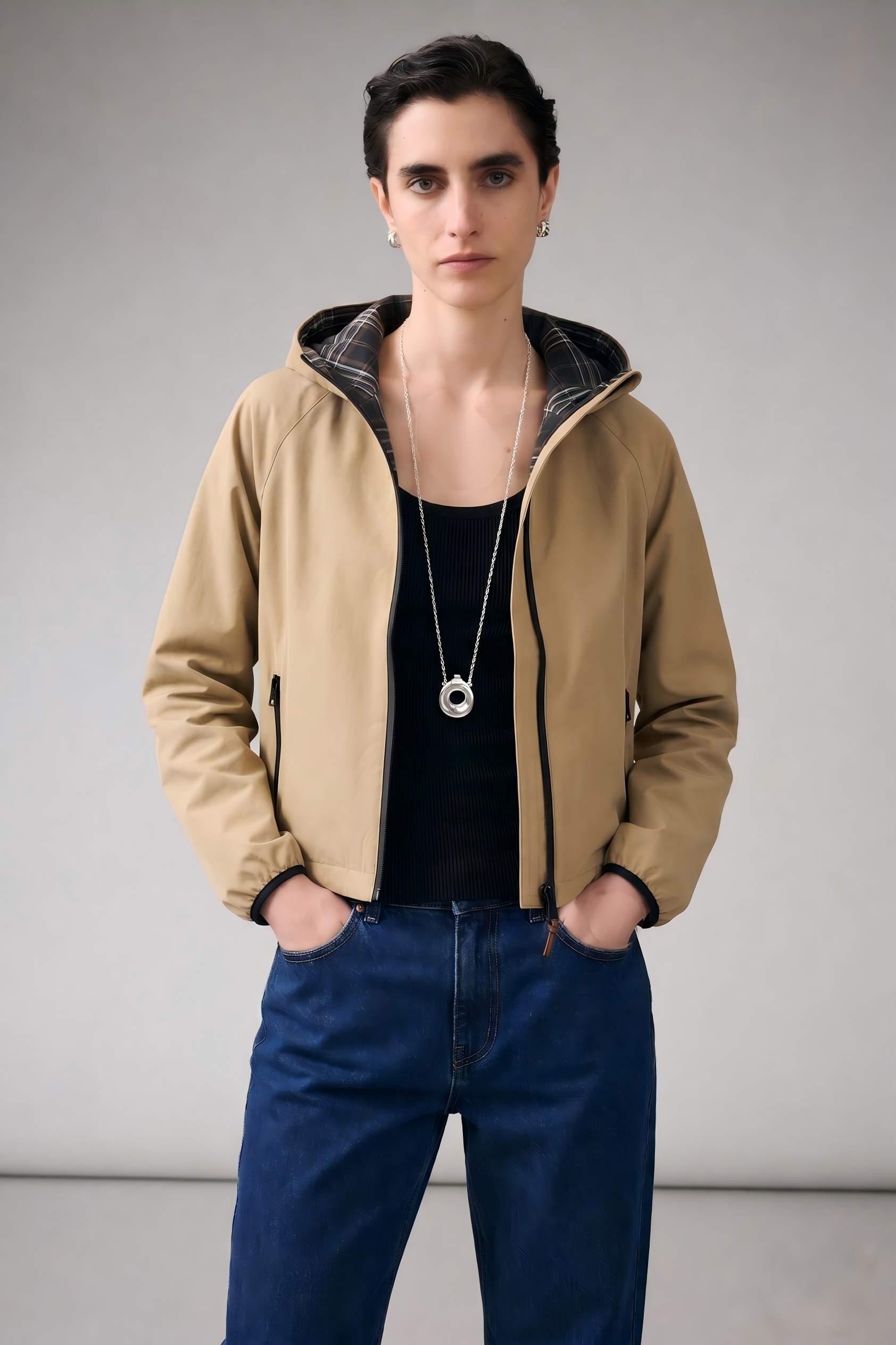 Lightweight Reversible UV-Protective Jacket