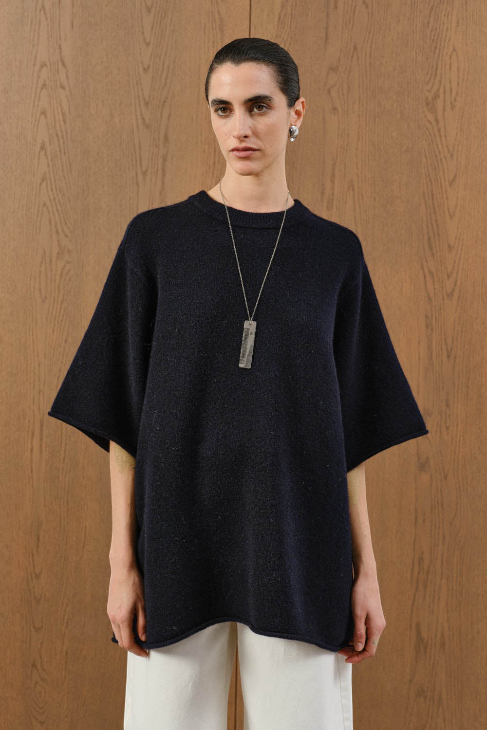 Yak-Wool Blend Oversized Knit Sweater