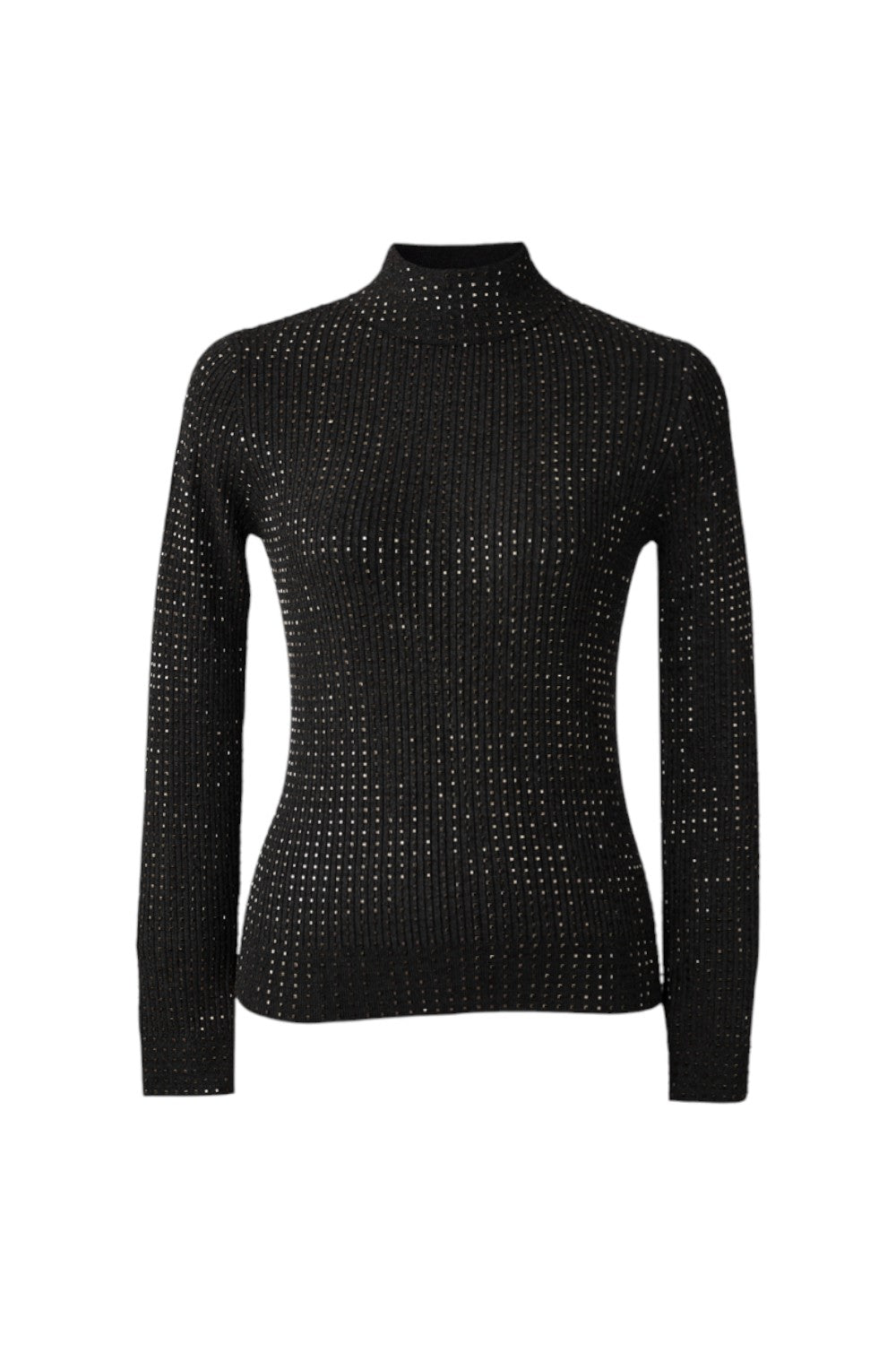 Refined Merino Wool Sculpted Turtleneck Sweater