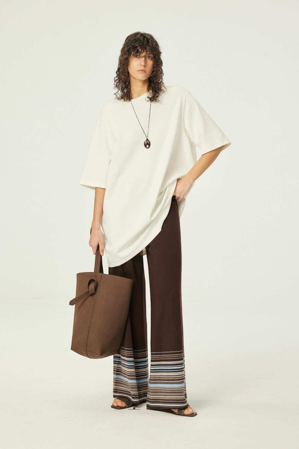 Marius Women's Striped Knit Trousers