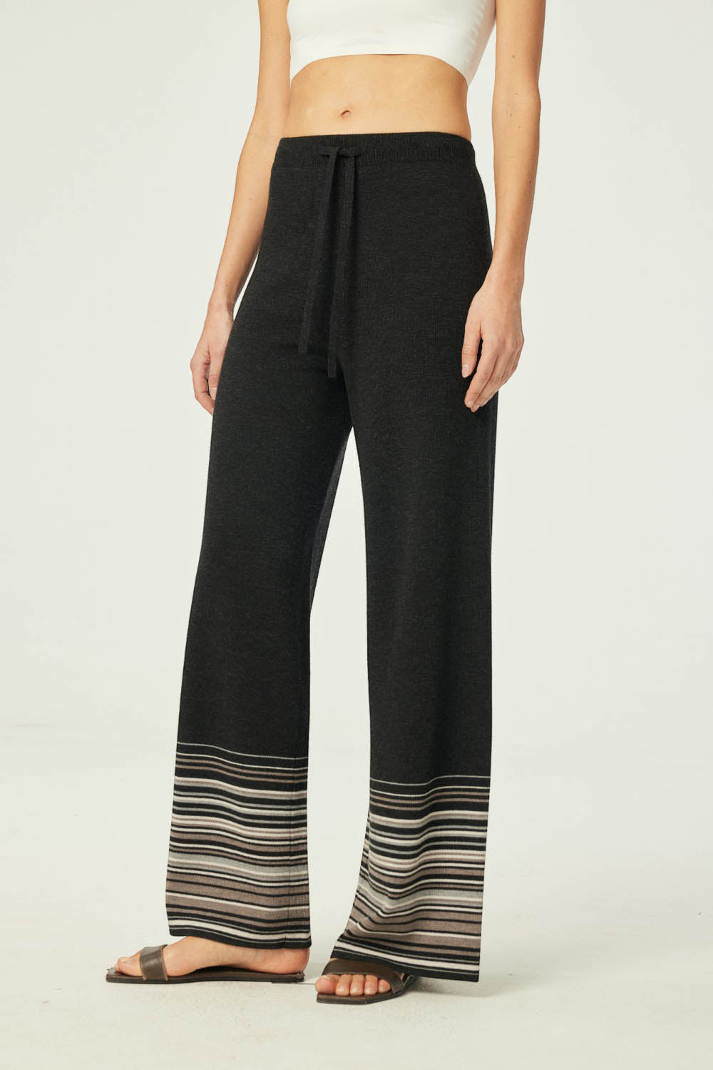 Marius Women's Striped Knit Trousers