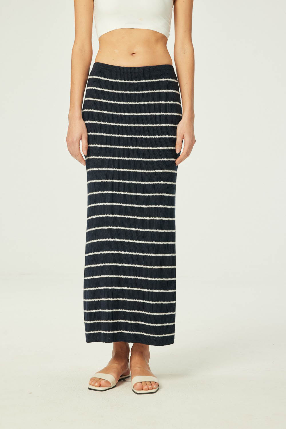 Marius Women's Striped Knit Maxi Skirt