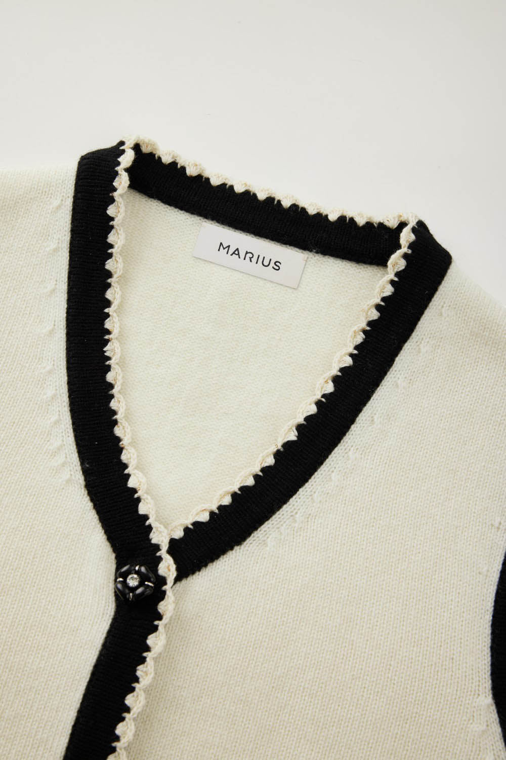 Marius Women's Fuzzy Color-Block French-Inspired Bouclé Vest